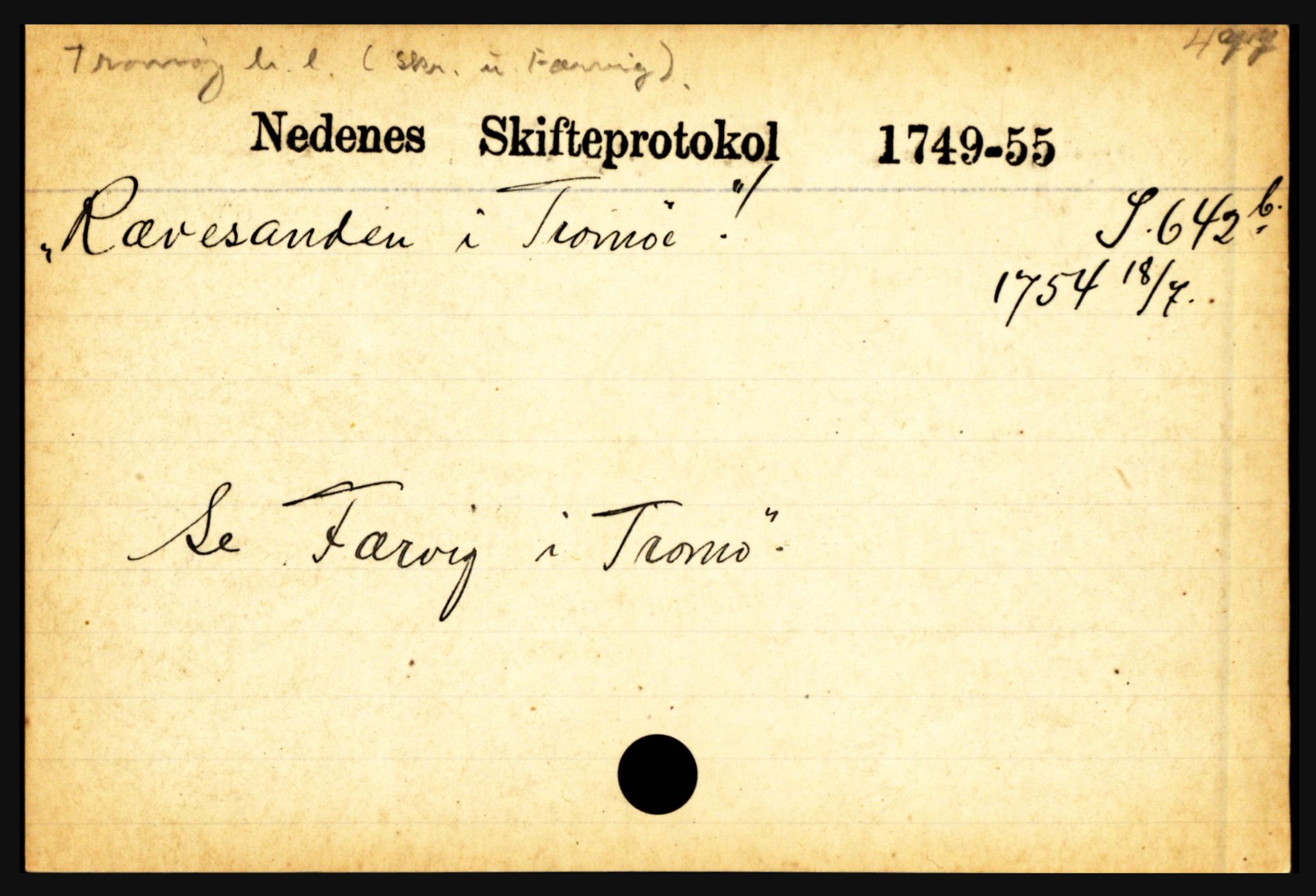 Nedenes sorenskriveri før 1824, AV/SAK-1221-0007/H, p. 24551