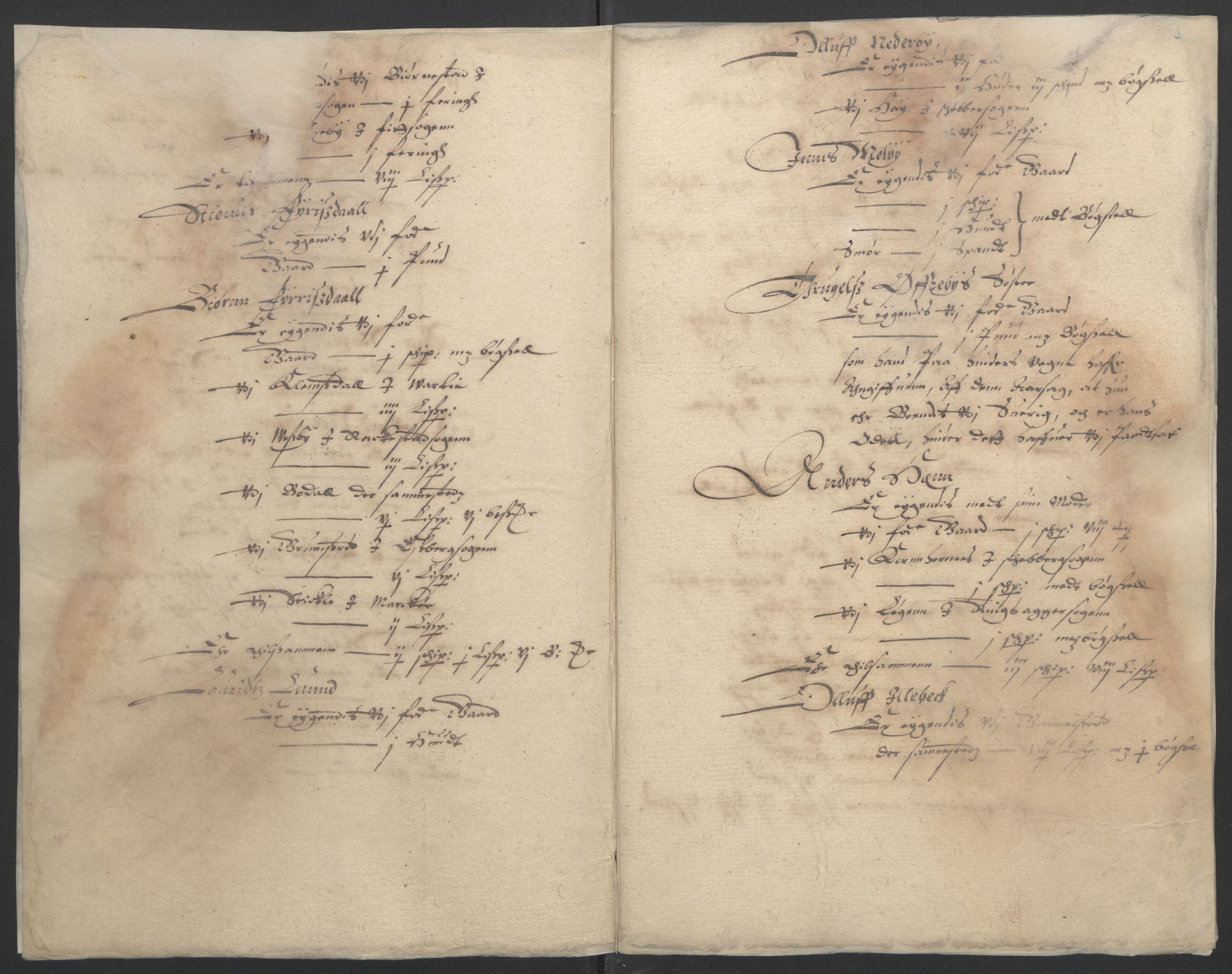 Stattholderembetet 1572-1771, AV/RA-EA-2870/Ek/L0009/0001: Jordebøker til utlikning av rosstjeneste 1624-1626: / Odelsjordebøker for noen vikværske len, 1624-1626, p. 7