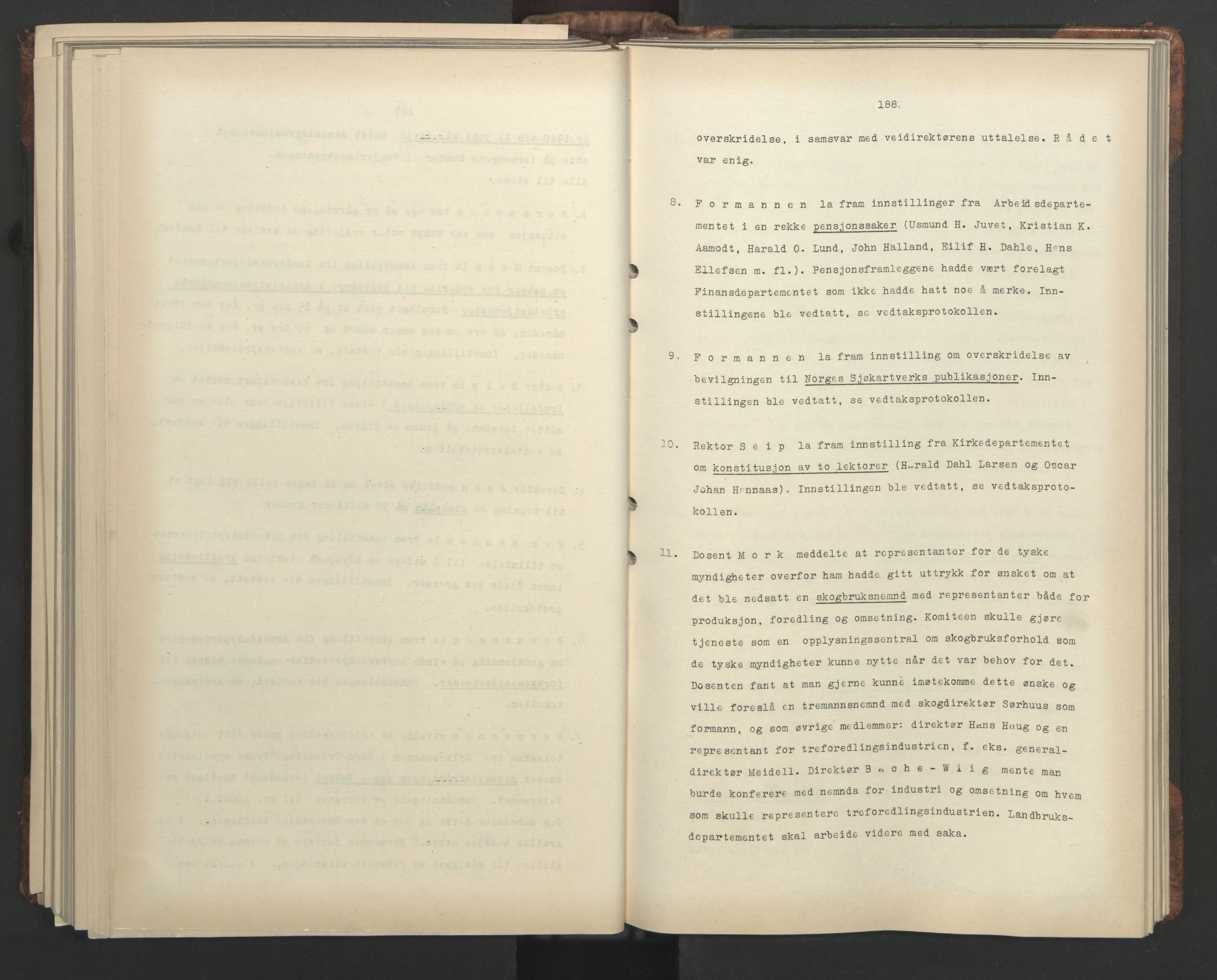Administrasjonsrådet, AV/RA-S-1004/A/L0001: Møteprotokoll med tillegg 15/4-25/9, 1940, p. 188