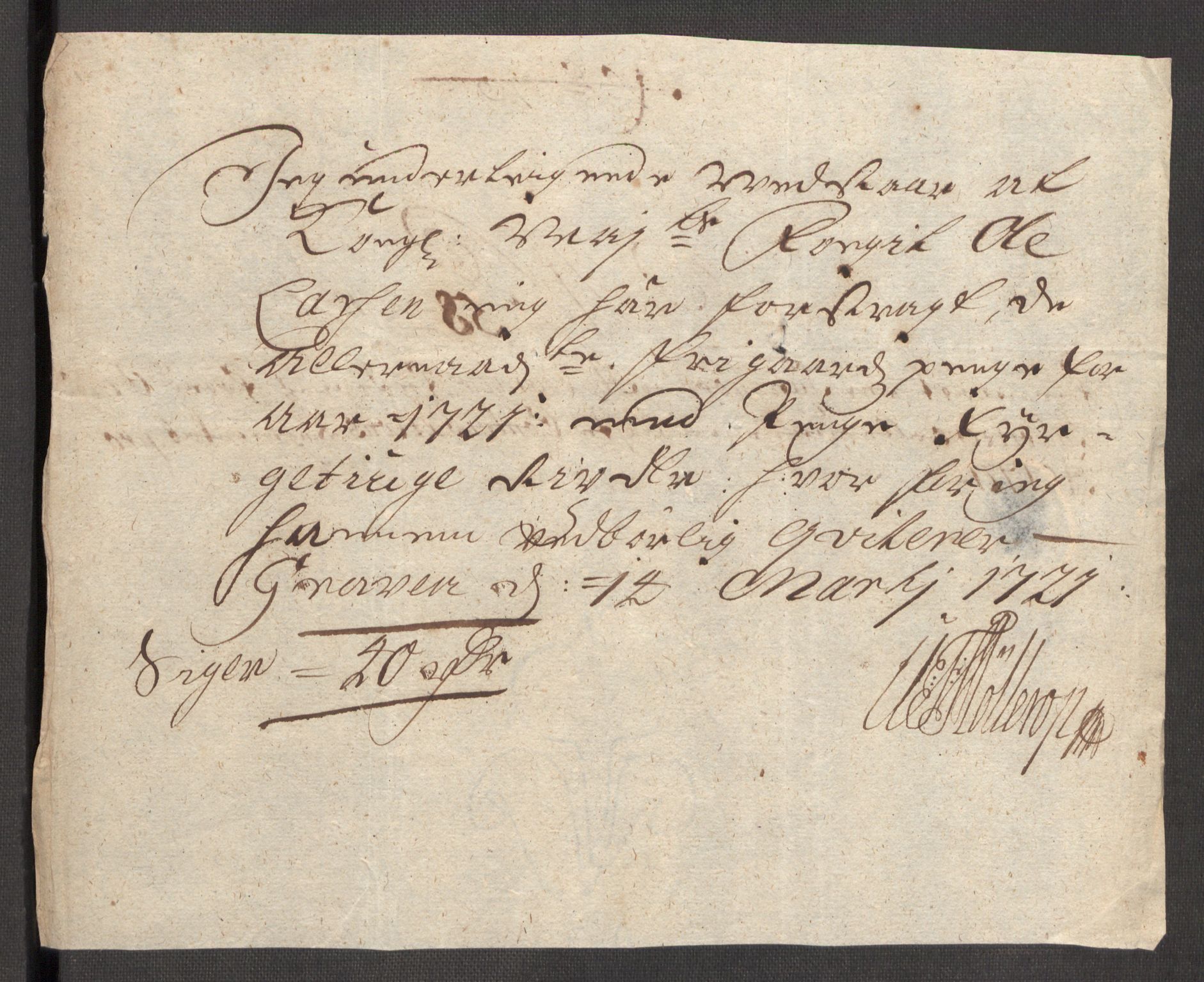 Rentekammeret inntil 1814, Reviderte regnskaper, Fogderegnskap, RA/EA-4092/R48/L3000: Fogderegnskap Sunnhordland og Hardanger, 1721, p. 332