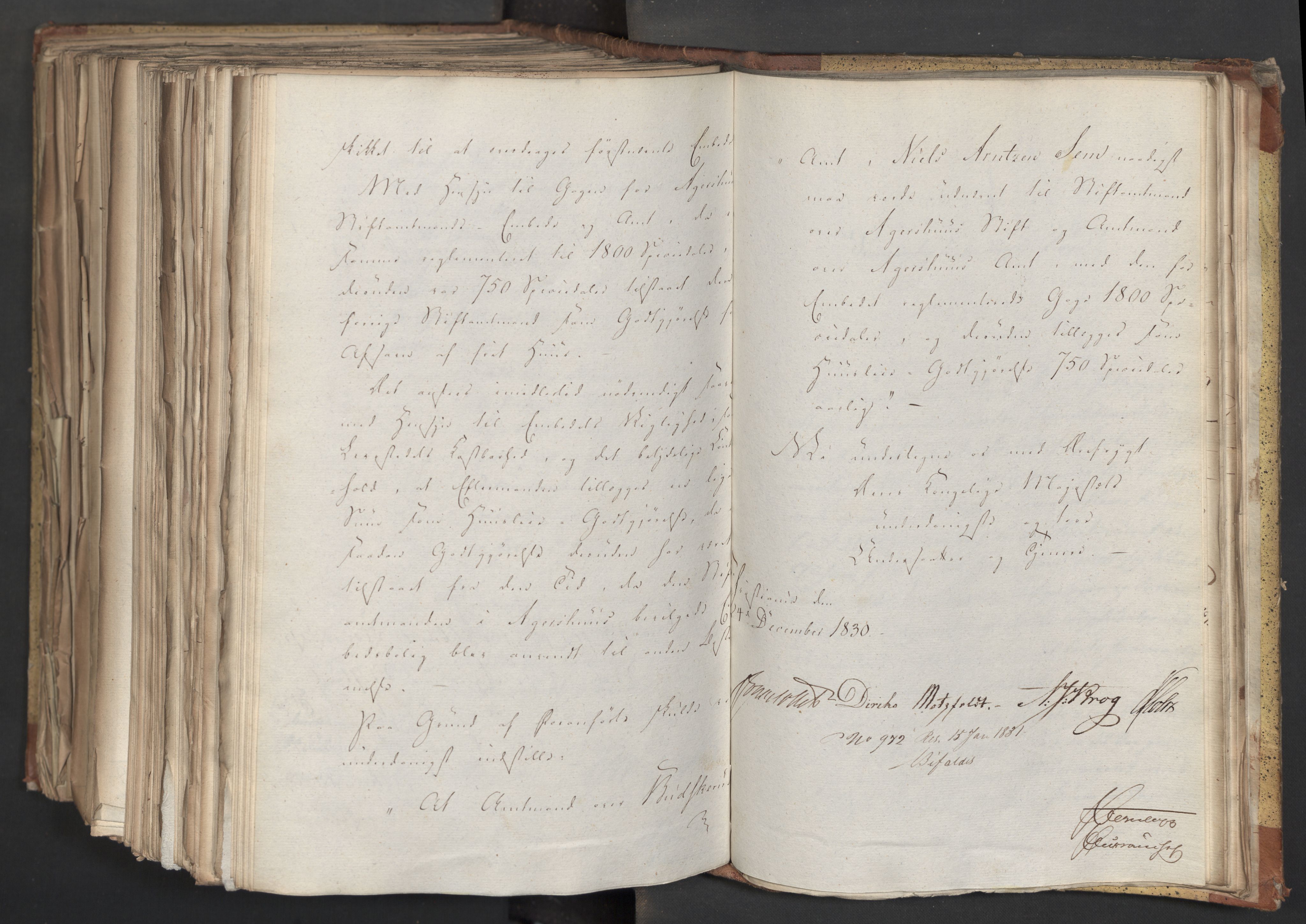 Statsrådsavdelingen i Stockholm, AV/RA-S-1003/D/Da/L0068: Regjeringsinnstillinger nr. 660-876, 1830, p. 745