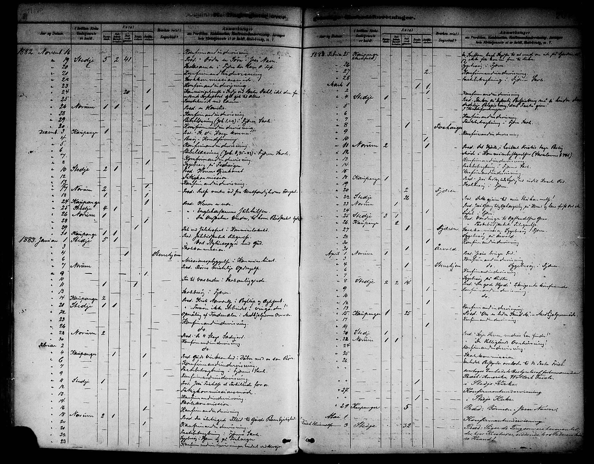 Sogndal sokneprestembete, SAB/A-81301/H/Haa/Haab/L0001: Parish register (official) no. B 1, 1878-1899, p. 207