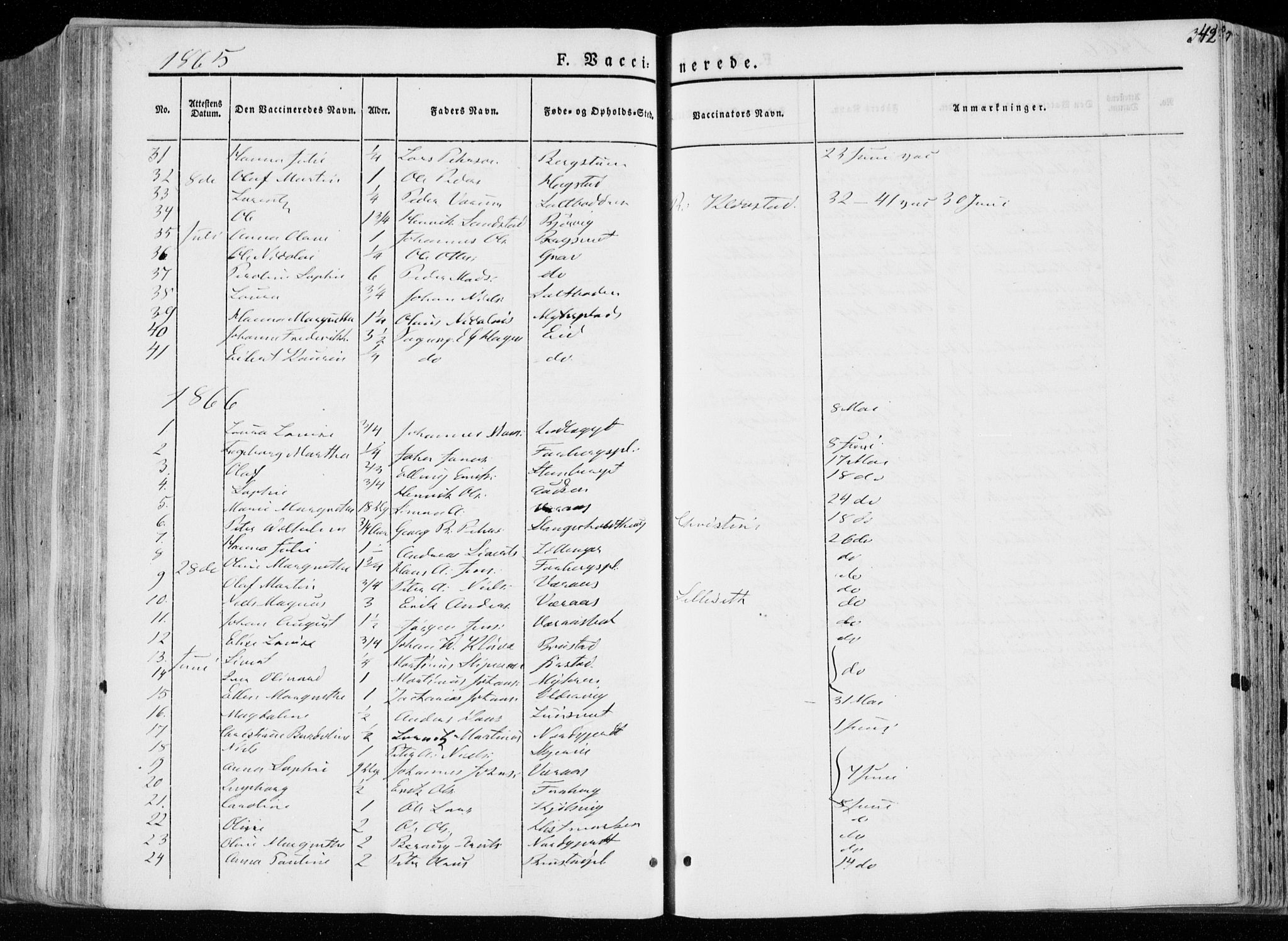 Ministerialprotokoller, klokkerbøker og fødselsregistre - Nord-Trøndelag, SAT/A-1458/722/L0218: Parish register (official) no. 722A05, 1843-1868, p. 342
