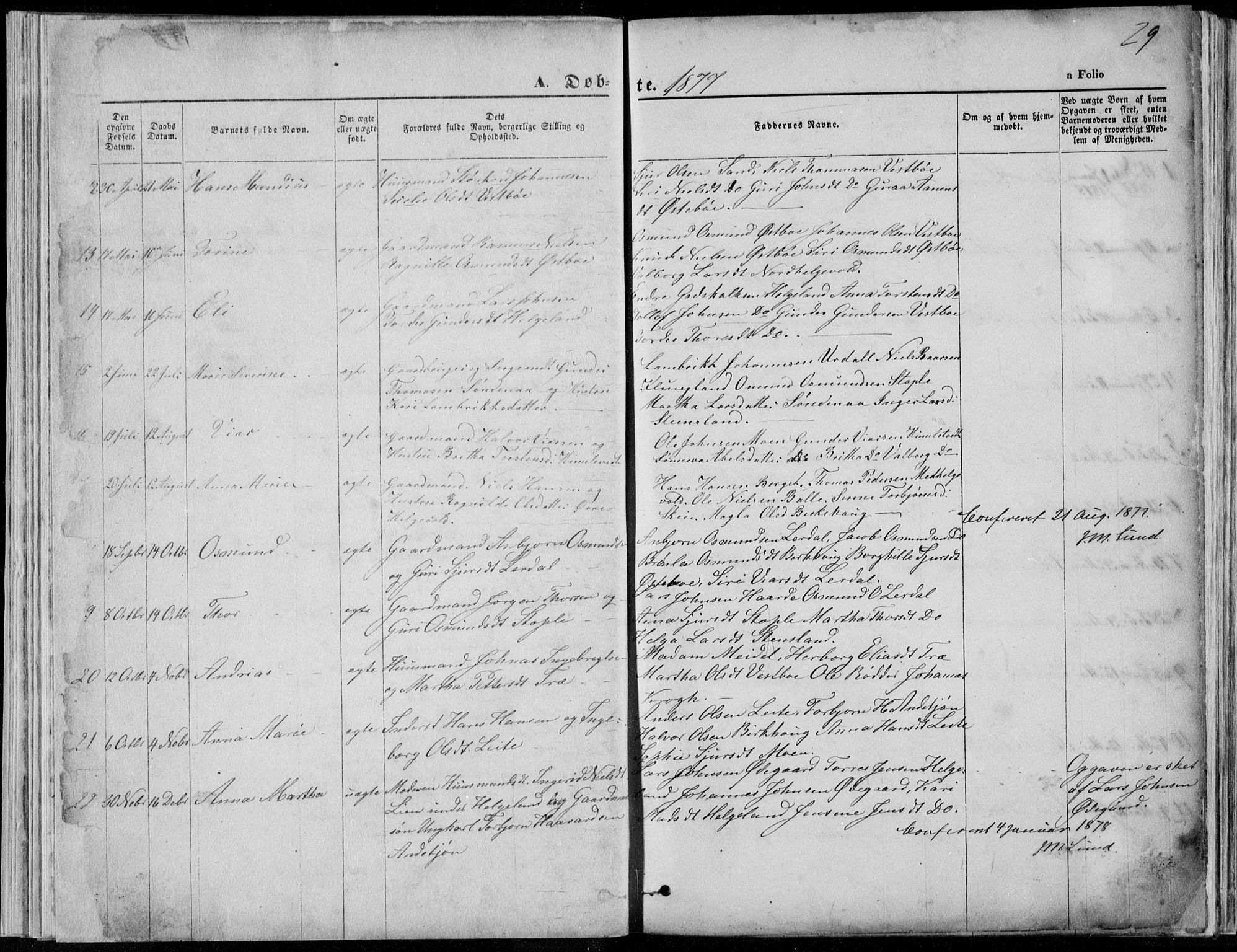 Vikedal sokneprestkontor, AV/SAST-A-101840/01/V: Parish register (copy) no. B 10, 1864-1926, p. 29