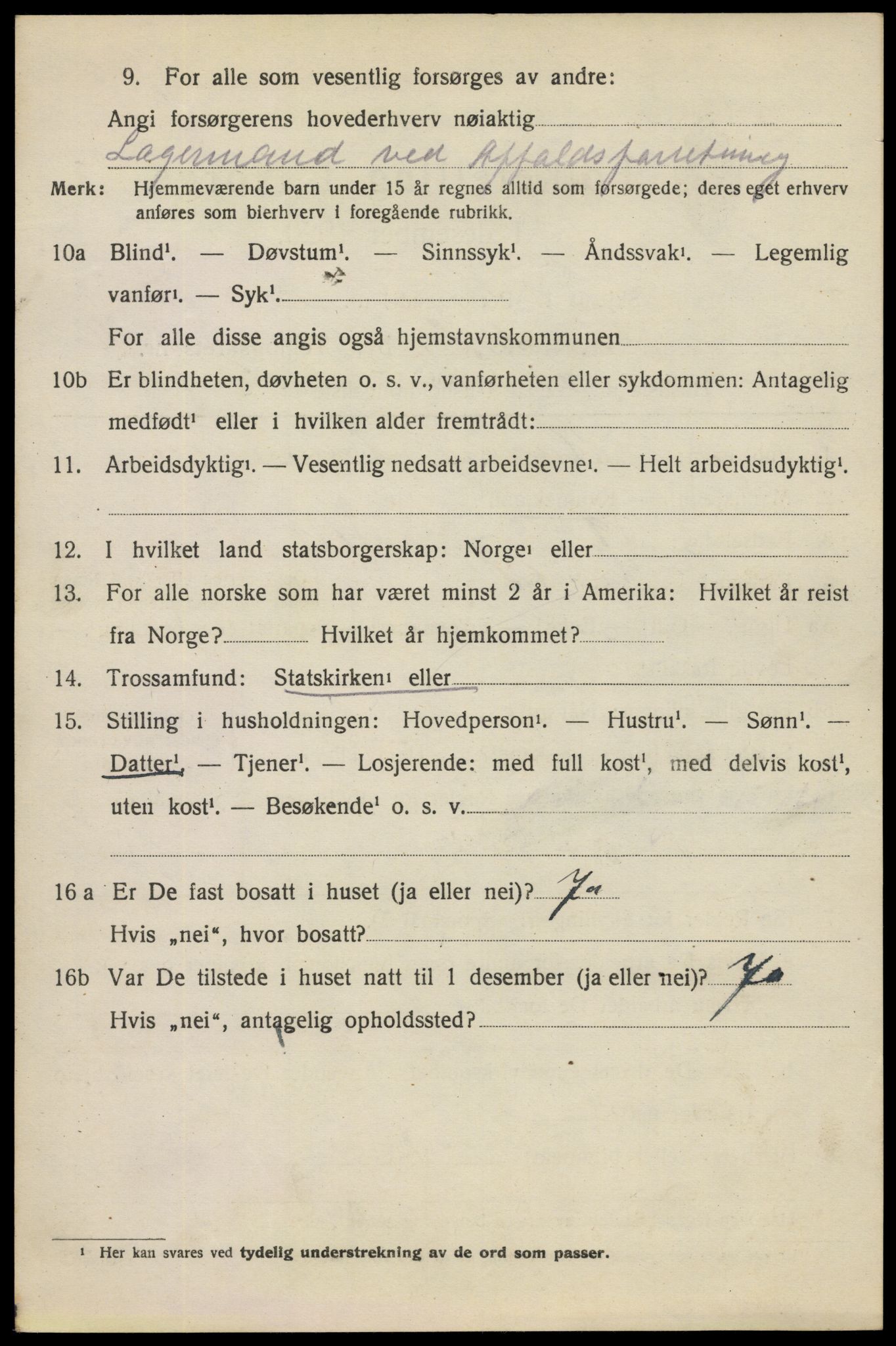 SAO, 1920 census for Fredrikstad, 1920, p. 37454