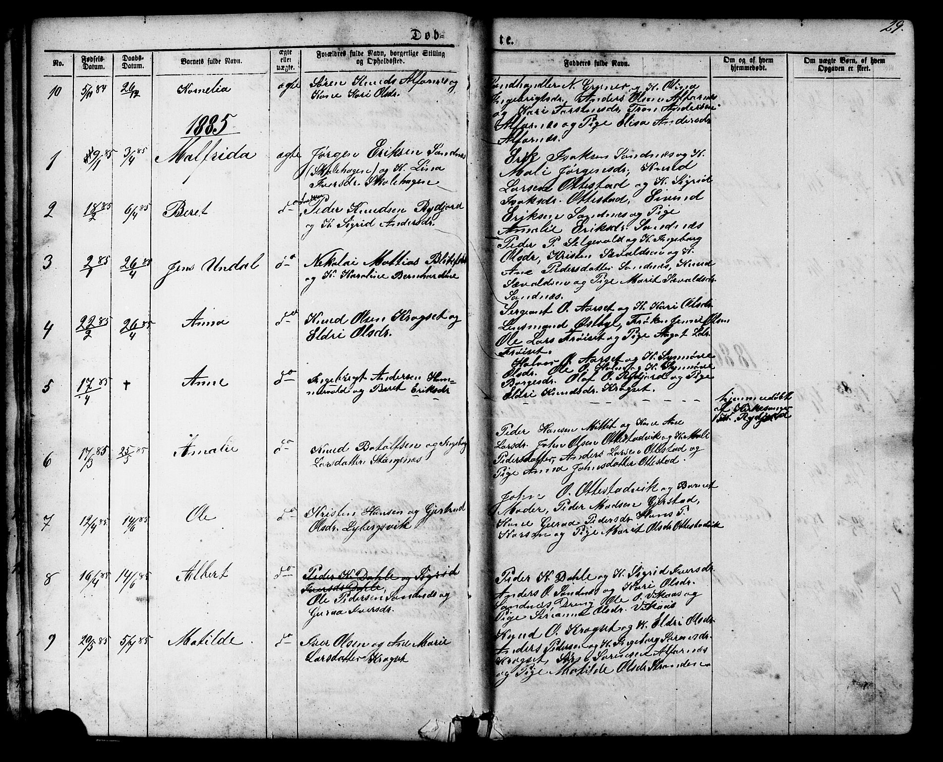 Ministerialprotokoller, klokkerbøker og fødselsregistre - Møre og Romsdal, SAT/A-1454/548/L0614: Parish register (copy) no. 548C02, 1867-1917, p. 29