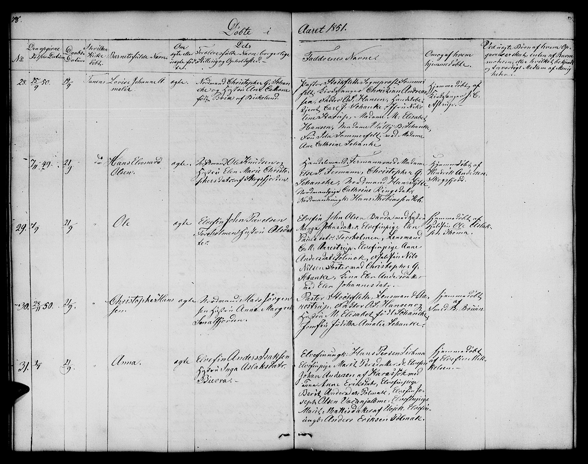 Nesseby sokneprestkontor, AV/SATØ-S-1330/H/Hb/L0005klokker: Parish register (copy) no. 5, 1846-1852, p. 78-79