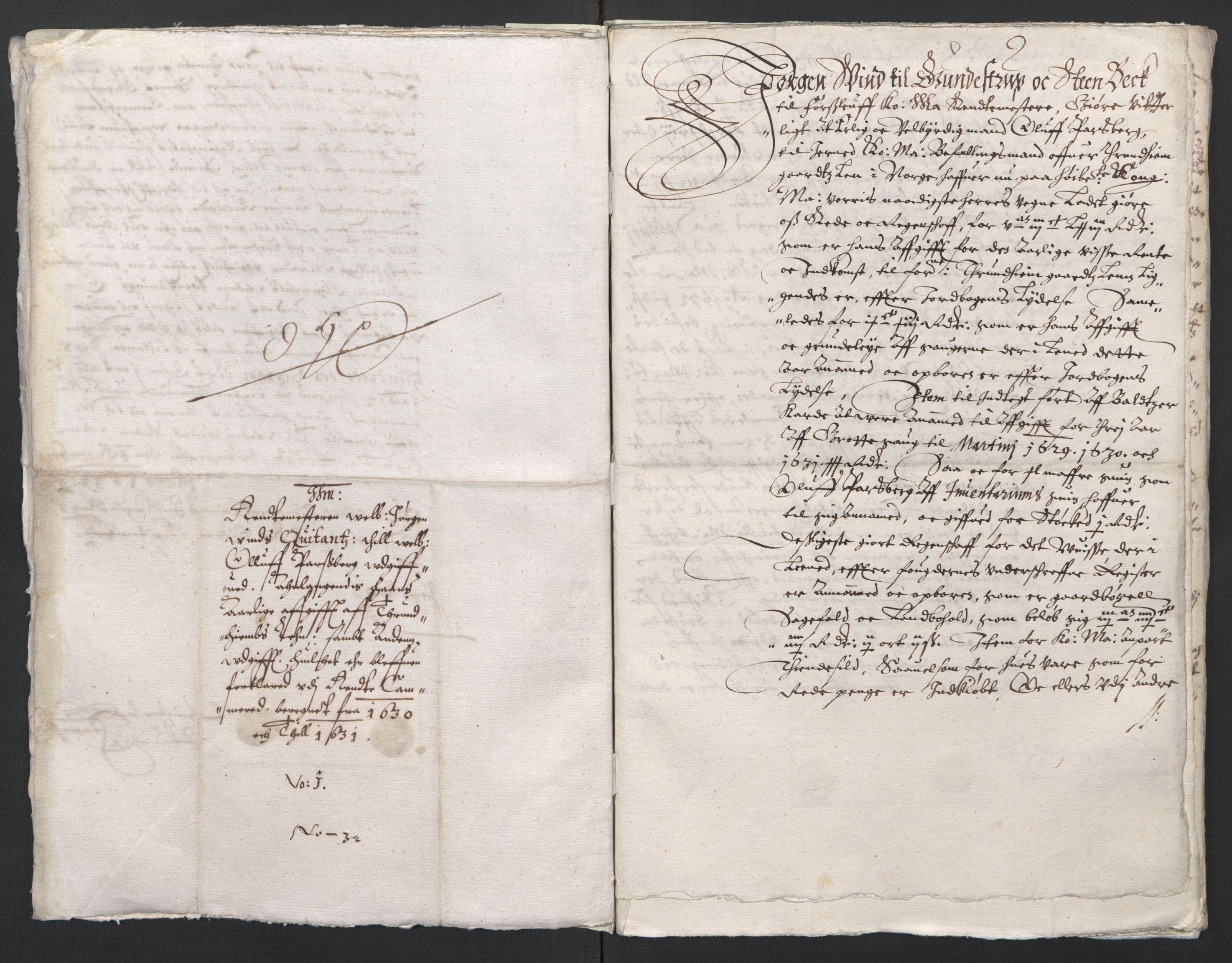 Rentekammeret inntil 1814, Reviderte regnskaper, Lensregnskaper, AV/RA-EA-5023/R/Rb/Rbw/L0073: Trondheim len, 1629-1643