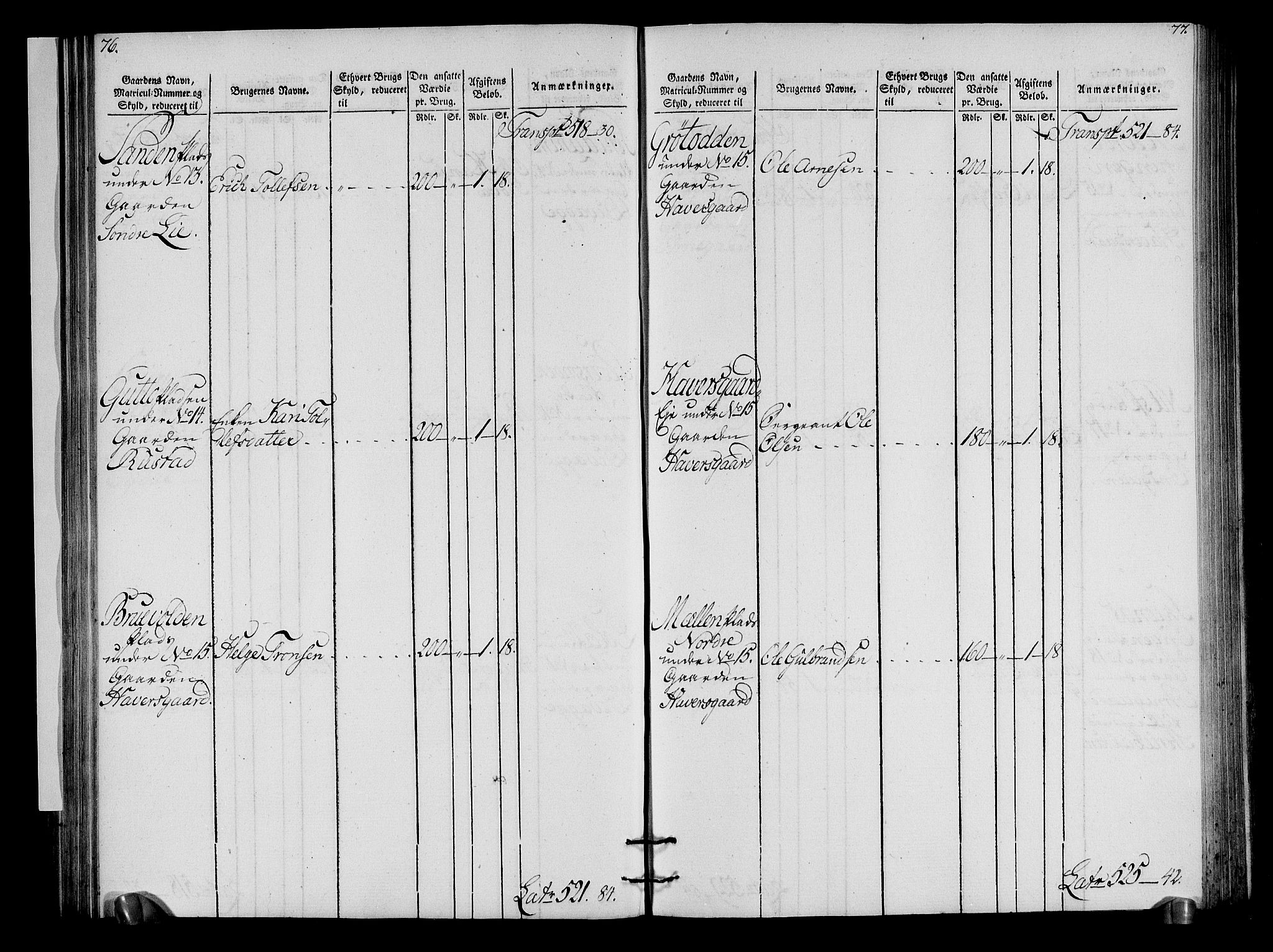 Rentekammeret inntil 1814, Realistisk ordnet avdeling, AV/RA-EA-4070/N/Ne/Nea/L0050: Ringerike og Hallingdal fogderi. Oppebørselsregister for Hallingdal, 1803-1804, p. 41