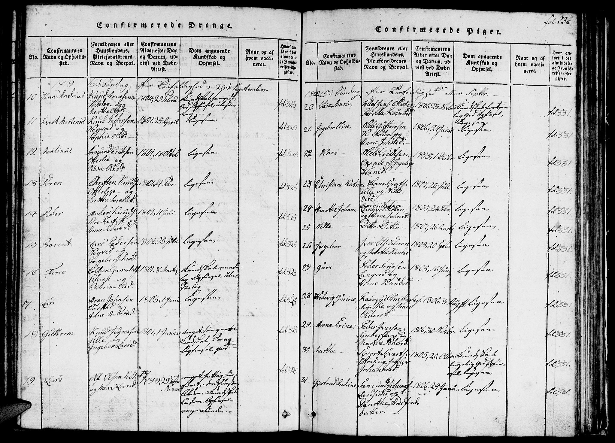 Ministerialprotokoller, klokkerbøker og fødselsregistre - Møre og Romsdal, AV/SAT-A-1454/536/L0506: Parish register (copy) no. 536C01, 1818-1859, p. 236