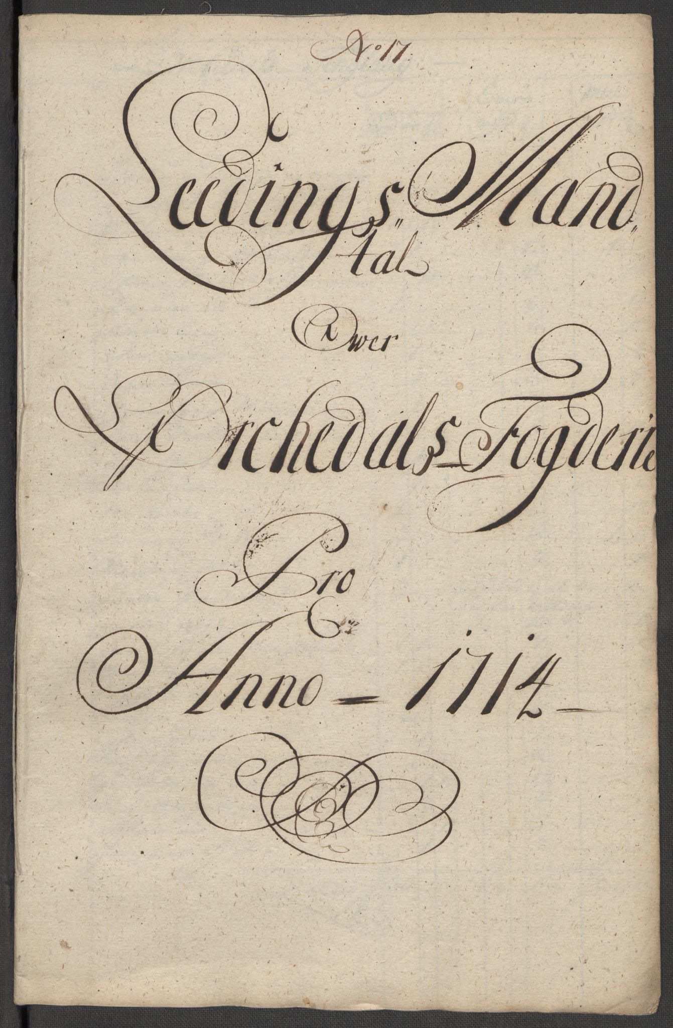 Rentekammeret inntil 1814, Reviderte regnskaper, Fogderegnskap, AV/RA-EA-4092/R60/L3965: Fogderegnskap Orkdal og Gauldal, 1714, p. 179