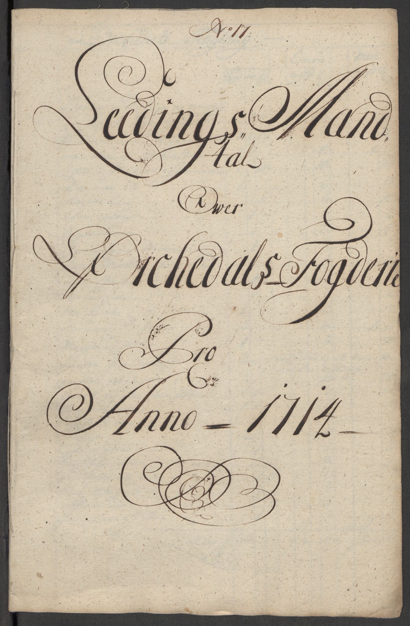 Rentekammeret inntil 1814, Reviderte regnskaper, Fogderegnskap, RA/EA-4092/R60/L3965: Fogderegnskap Orkdal og Gauldal, 1714, p. 179