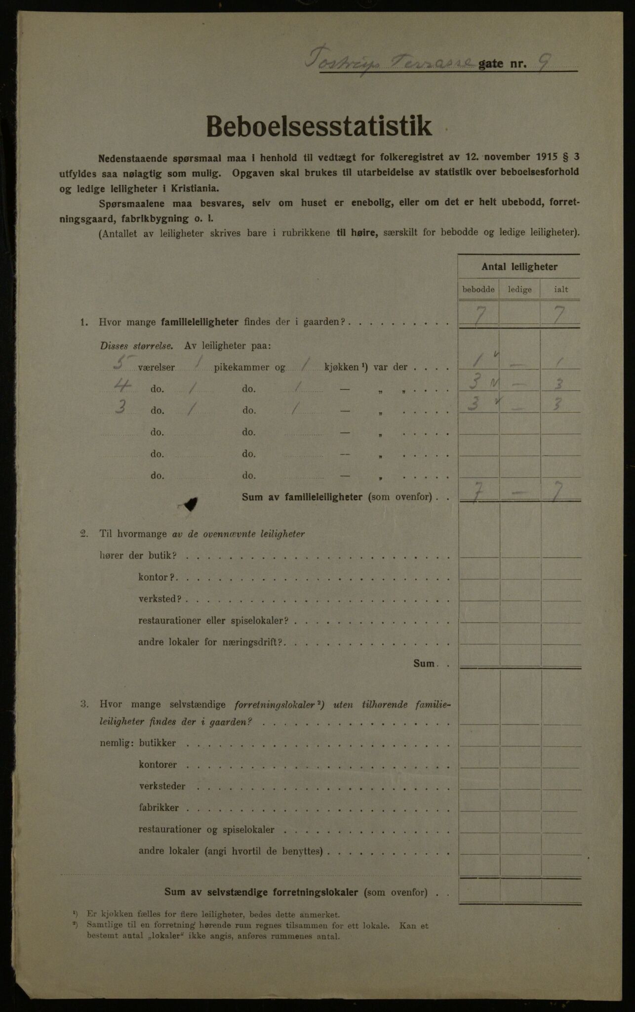 OBA, Municipal Census 1923 for Kristiania, 1923, p. 127104