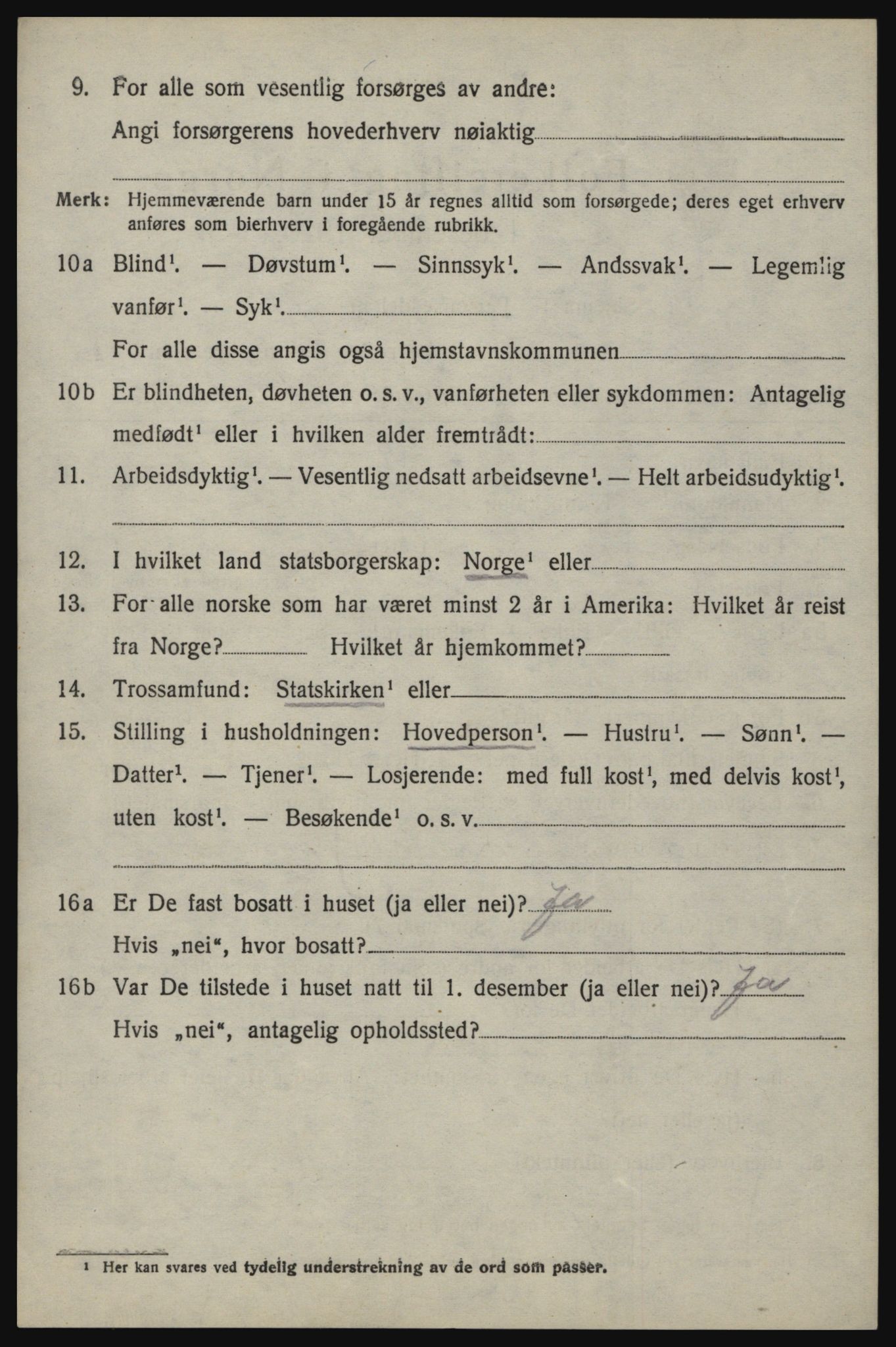 SAO, 1920 census for Øymark, 1920, p. 1062