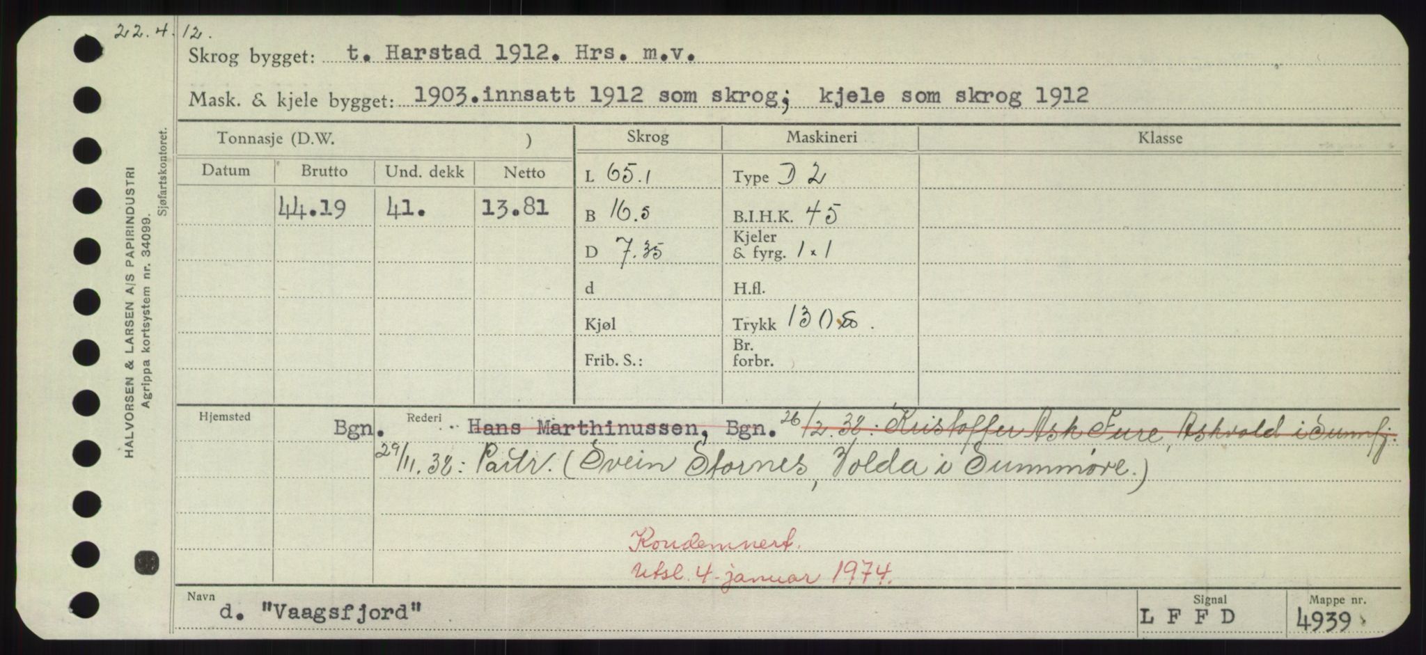 Sjøfartsdirektoratet med forløpere, Skipsmålingen, AV/RA-S-1627/H/Hd/L0042: Fartøy, Vi-We, p. 183