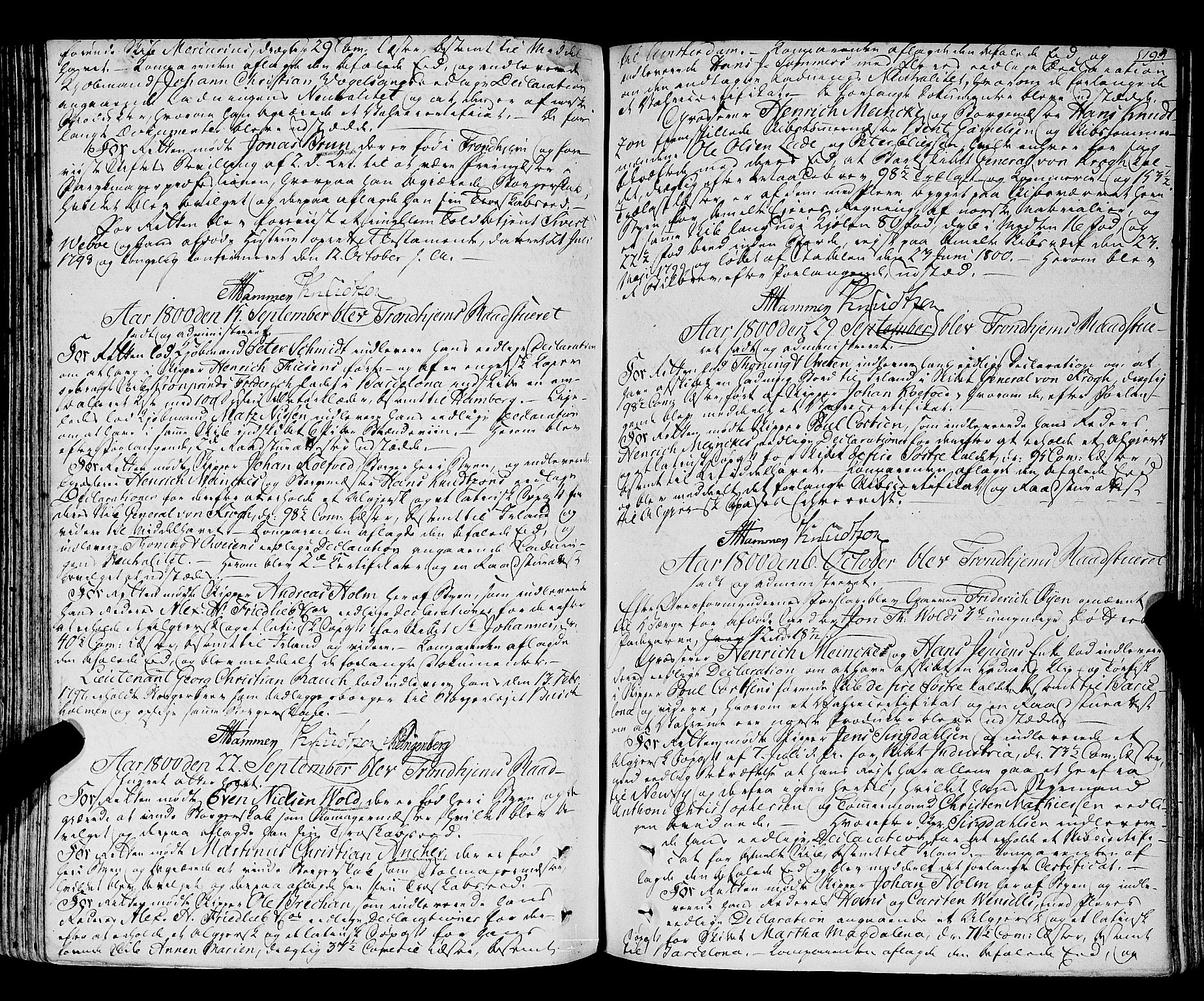 Trondheim magistrat, SAT/A-4372/A/Aa/L0018: Rådstueprotokoller, 1793-1826, p. 194