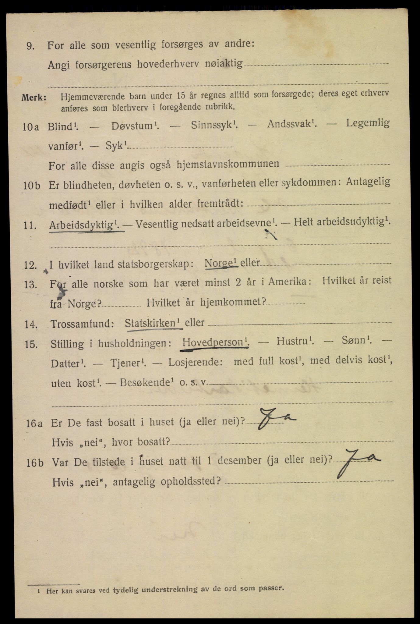 SAK, 1920 census for Kristiansand, 1920, p. 29668