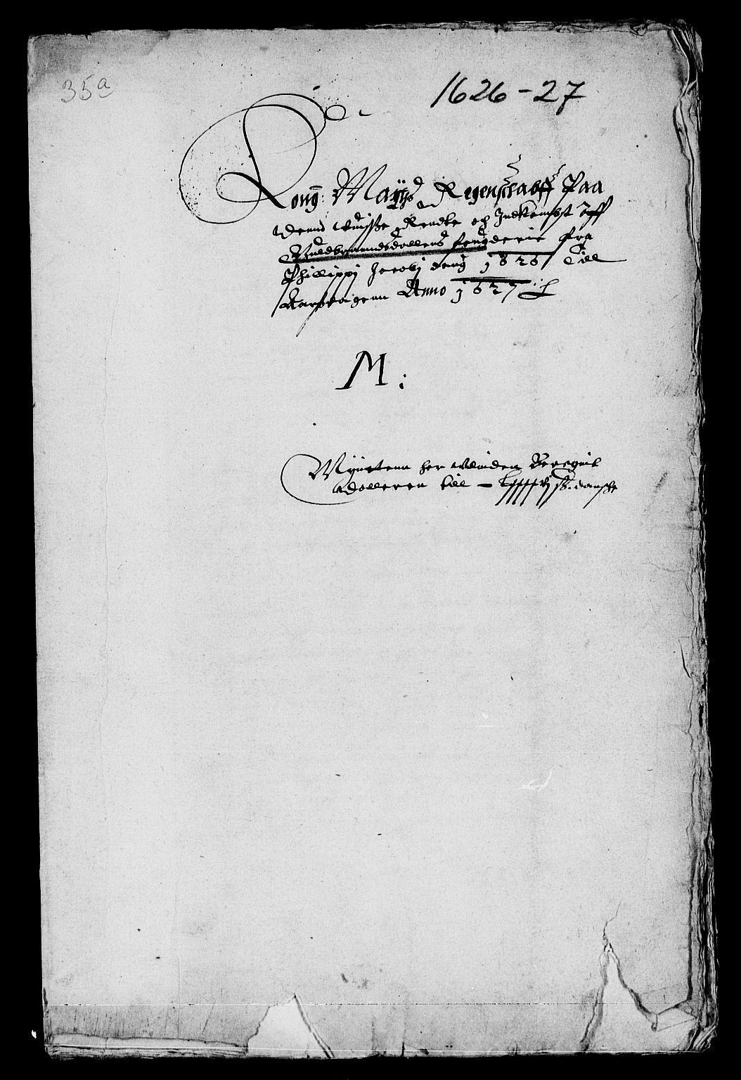 Rentekammeret inntil 1814, Reviderte regnskaper, Lensregnskaper, AV/RA-EA-5023/R/Rb/Rba/L0077: Akershus len, 1626-1627