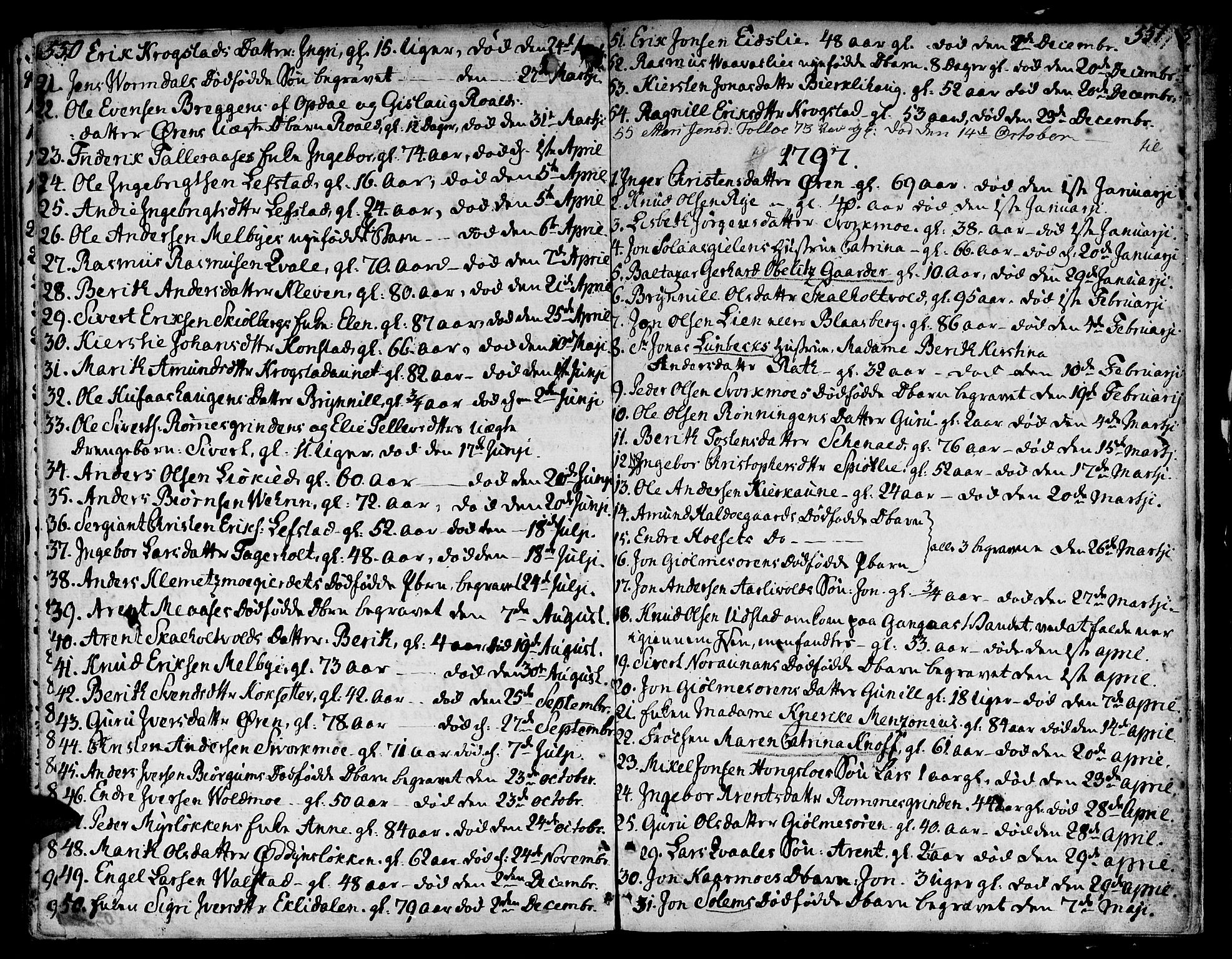 Ministerialprotokoller, klokkerbøker og fødselsregistre - Sør-Trøndelag, SAT/A-1456/668/L0802: Parish register (official) no. 668A02, 1776-1799, p. 550-551