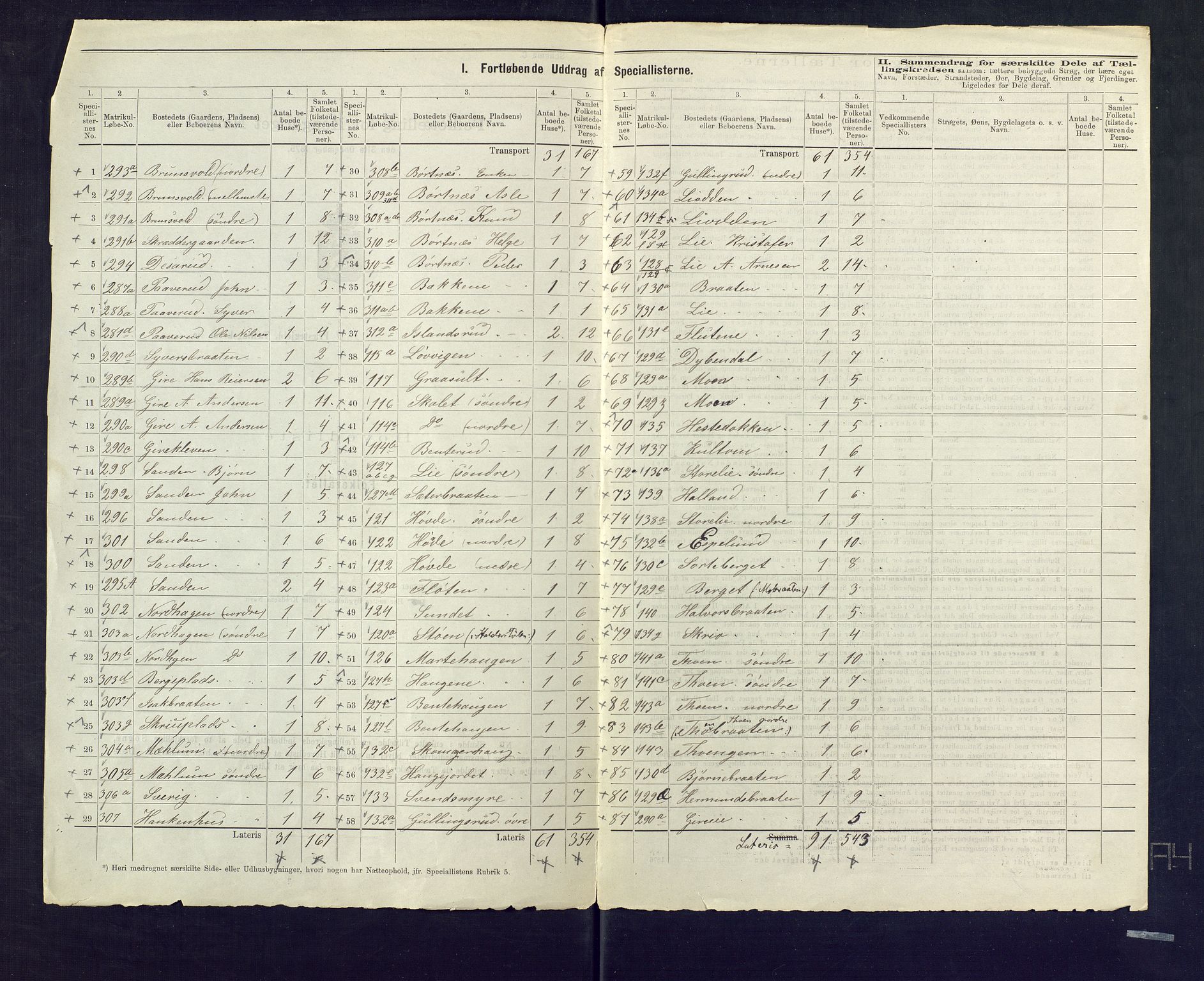 SAKO, 1875 census for 0616P Nes, 1875, p. 21