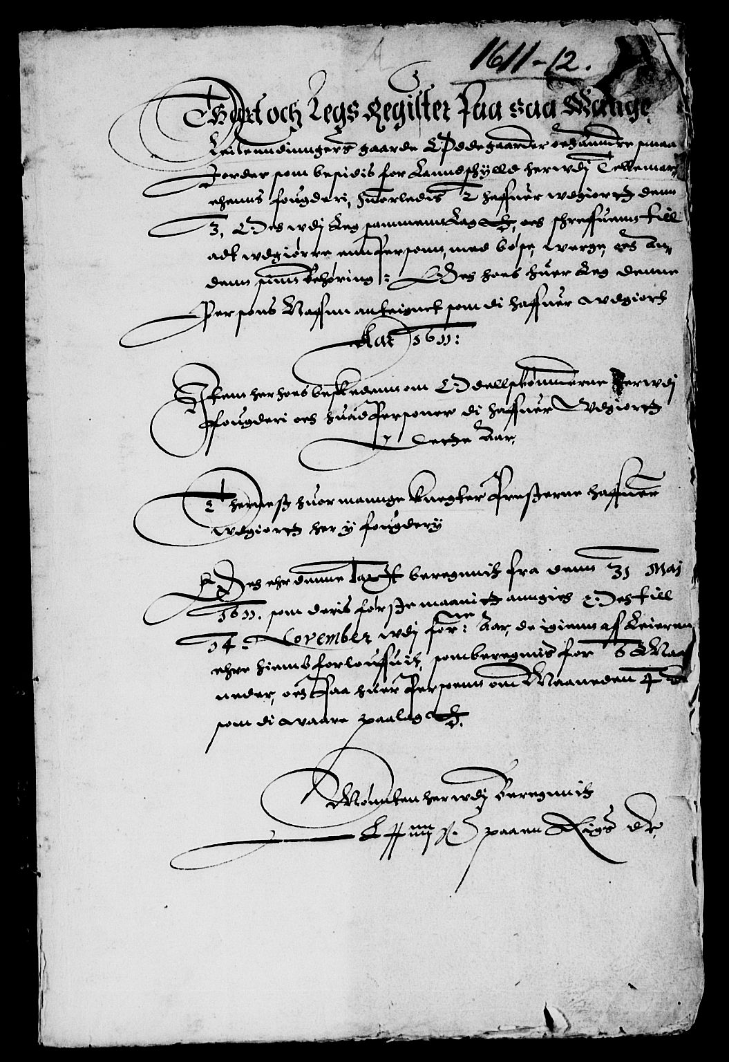 Rentekammeret inntil 1814, Reviderte regnskaper, Lensregnskaper, AV/RA-EA-5023/R/Rb/Rbp/L0004: Bratsberg len, 1610-1613