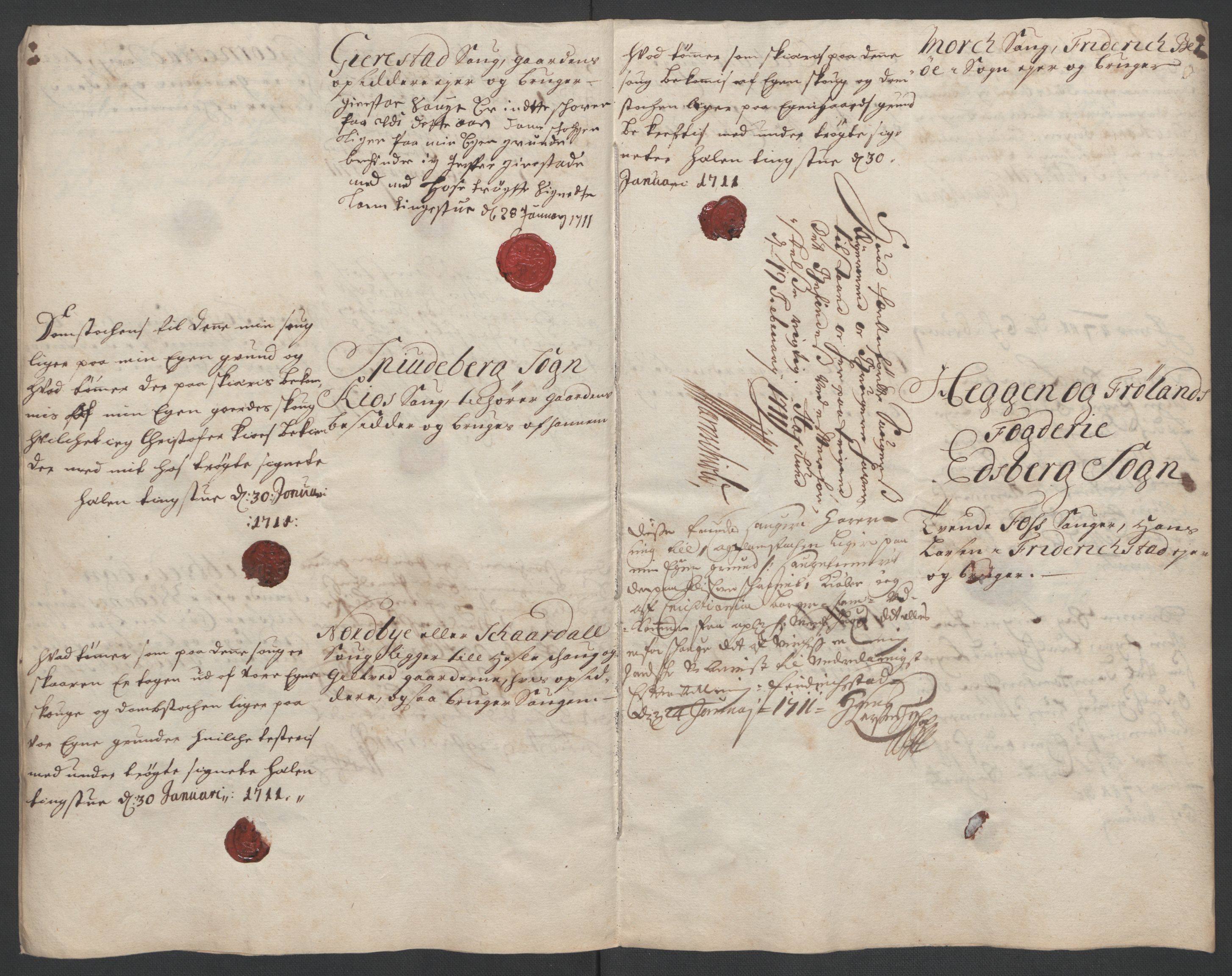 Rentekammeret inntil 1814, Reviderte regnskaper, Fogderegnskap, AV/RA-EA-4092/R07/L0302: Fogderegnskap Rakkestad, Heggen og Frøland, 1710, p. 226