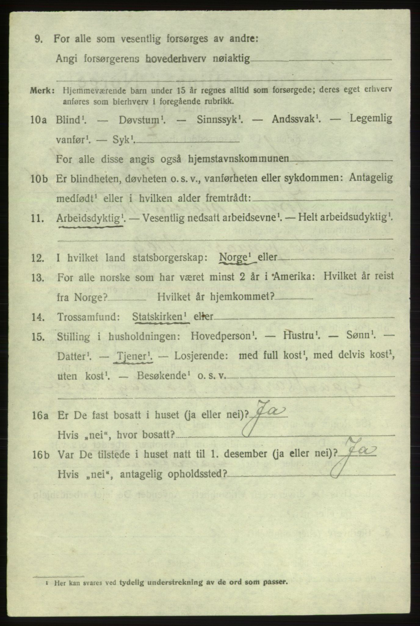 SAB, 1920 census for Etne, 1920, p. 4680