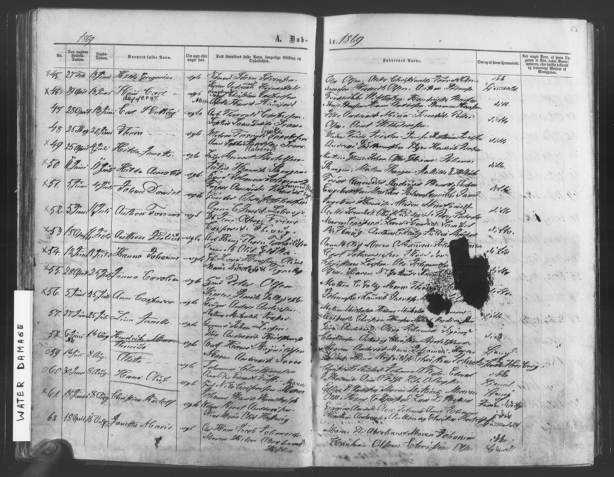 Vestby prestekontor Kirkebøker, AV/SAO-A-10893/F/Fa/L0008: Parish register (official) no. I 8, 1863-1877, p. 53