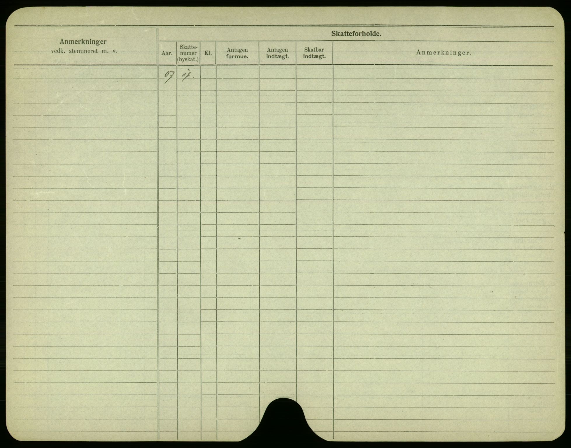 Oslo folkeregister, Registerkort, AV/SAO-A-11715/F/Fa/Fac/L0002: Menn, 1906-1914, p. 372b