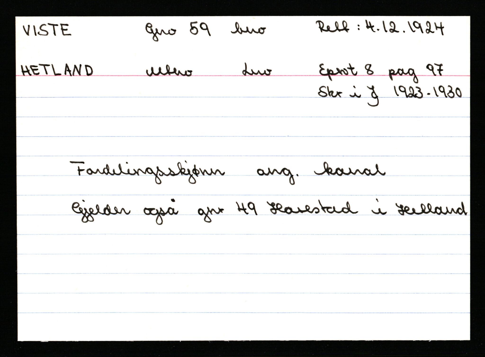 Statsarkivet i Stavanger, AV/SAST-A-101971/03/Y/Ym/L0067: Åstedskort sortert etter gårdsnavn: Vik - Vold, 1600-1950, p. 572