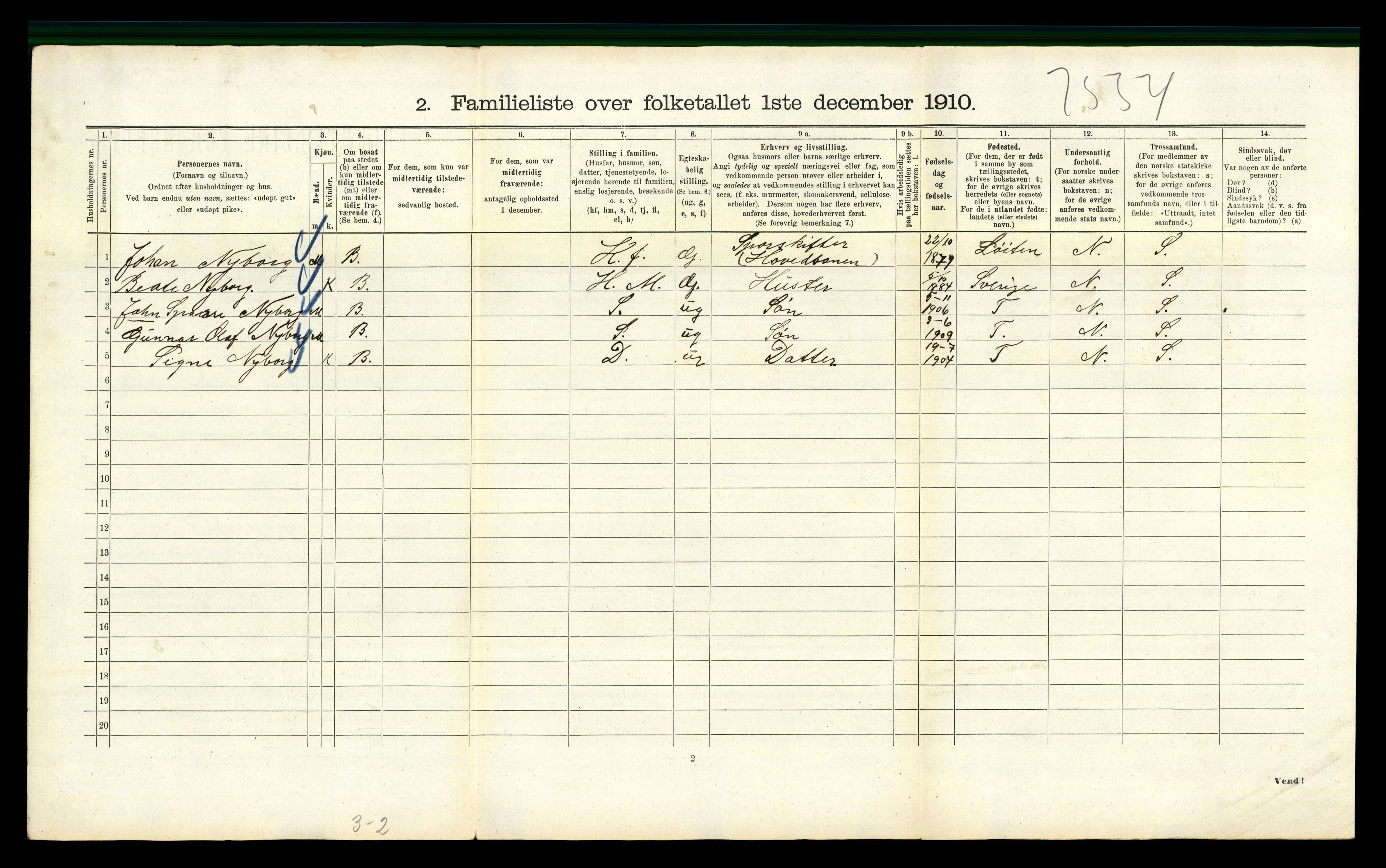 RA, 1910 census for Kristiania, 1910, p. 46982