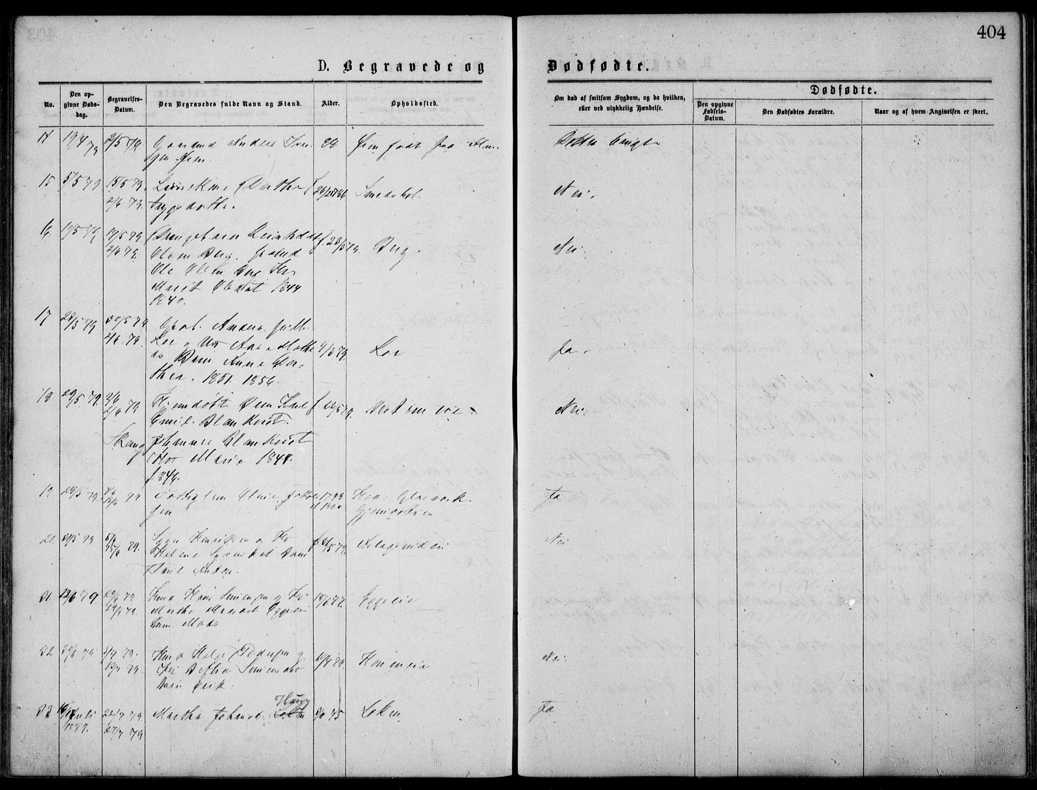 Norderhov kirkebøker, SAKO/A-237/G/Gb/L0001: Parish register (copy) no. II 1, 1876-1899, p. 404