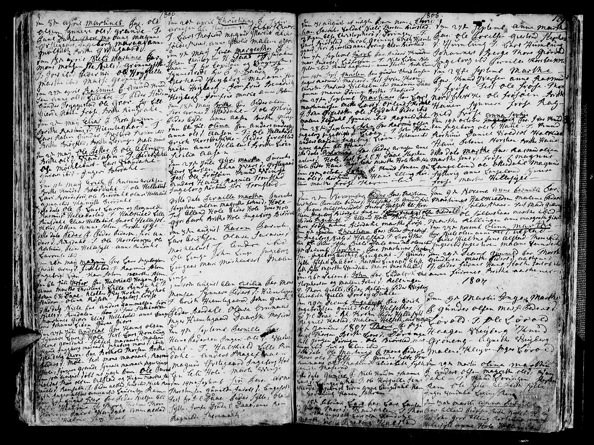 Ministerialprotokoller, klokkerbøker og fødselsregistre - Møre og Romsdal, SAT/A-1454/519/L0245: Parish register (official) no. 519A04, 1774-1816, p. 129