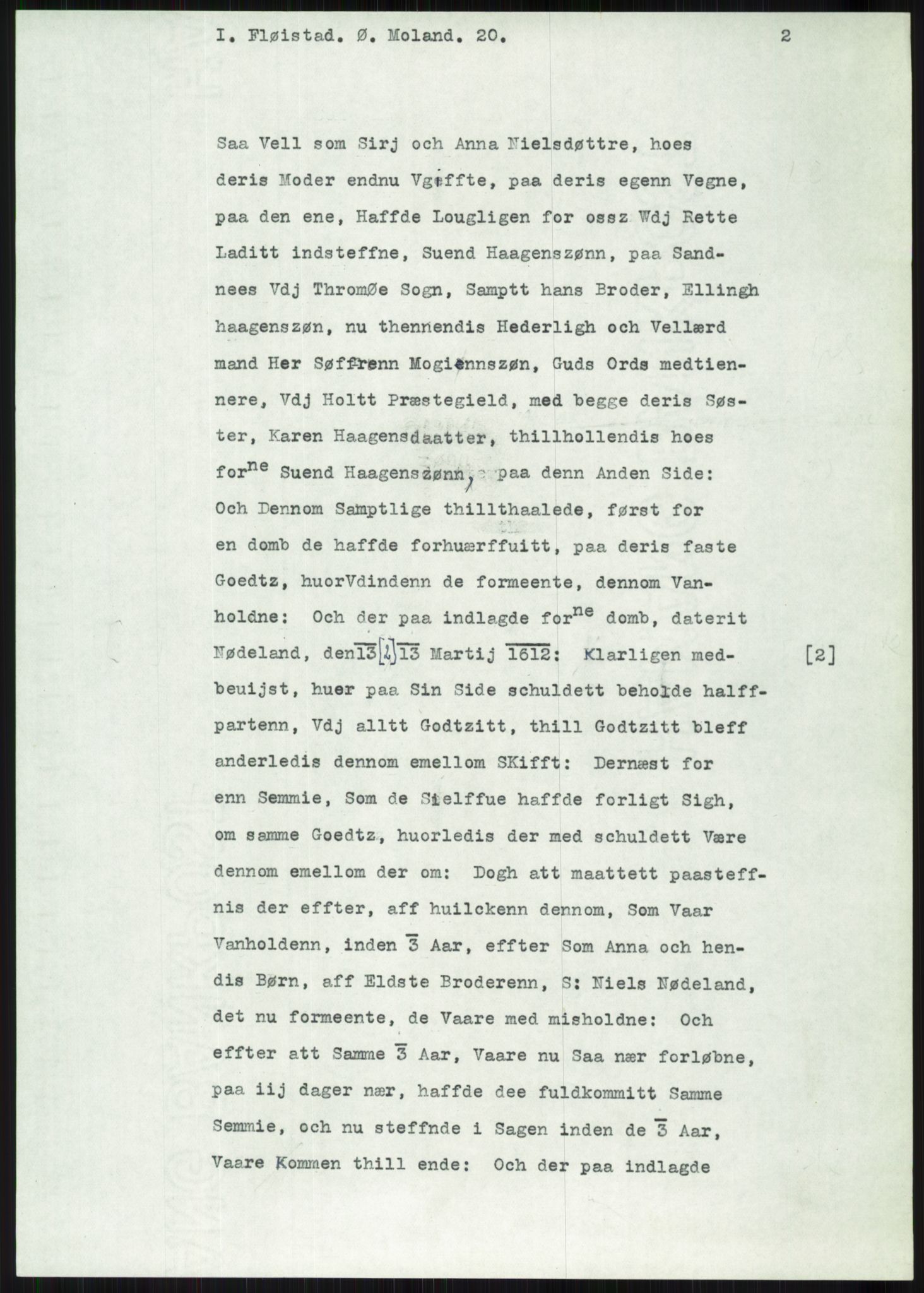 Samlinger til kildeutgivelse, Diplomavskriftsamlingen, AV/RA-EA-4053/H/Ha, p. 2069