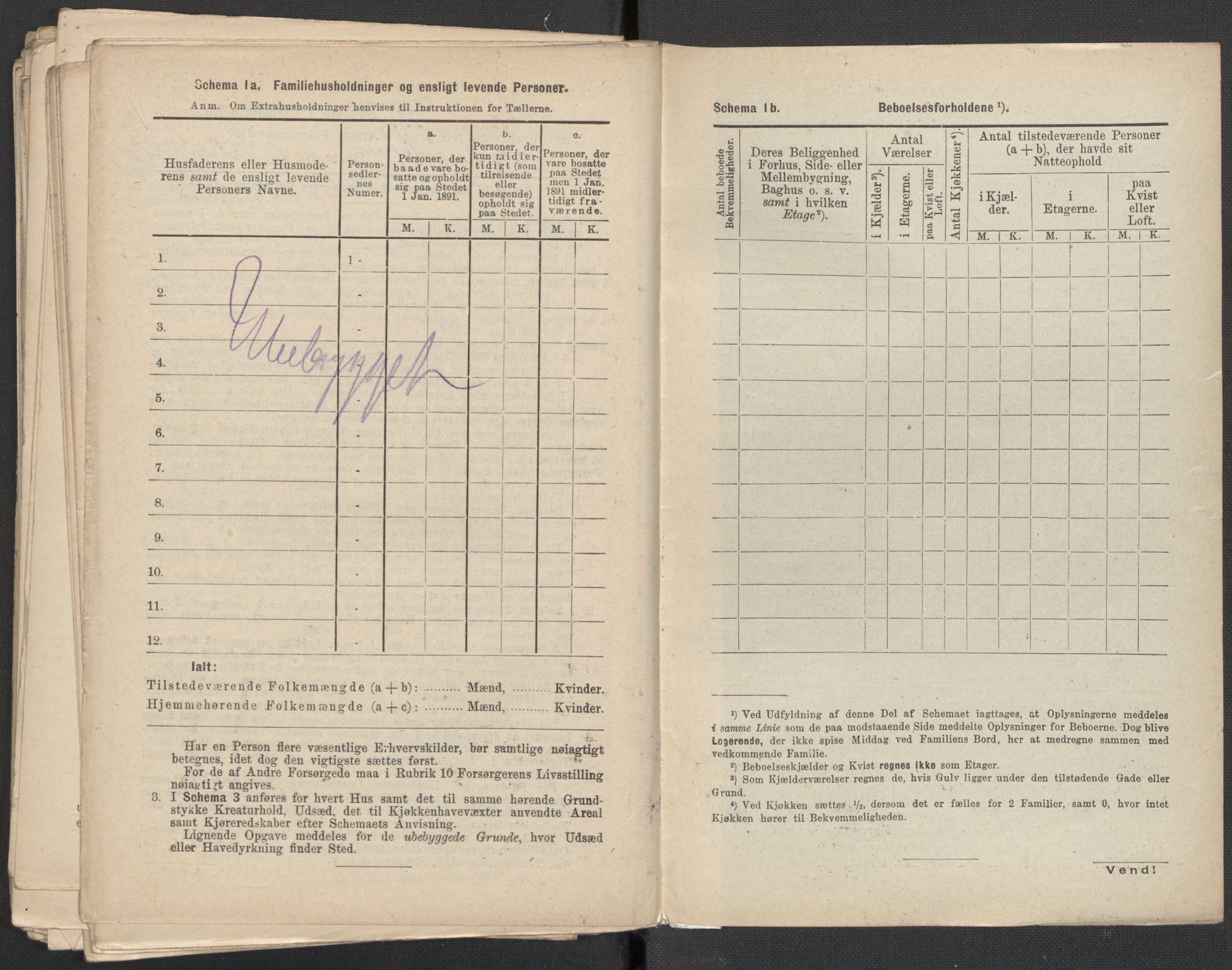 RA, 1891 Census for 1301 Bergen, 1891, p. 2304