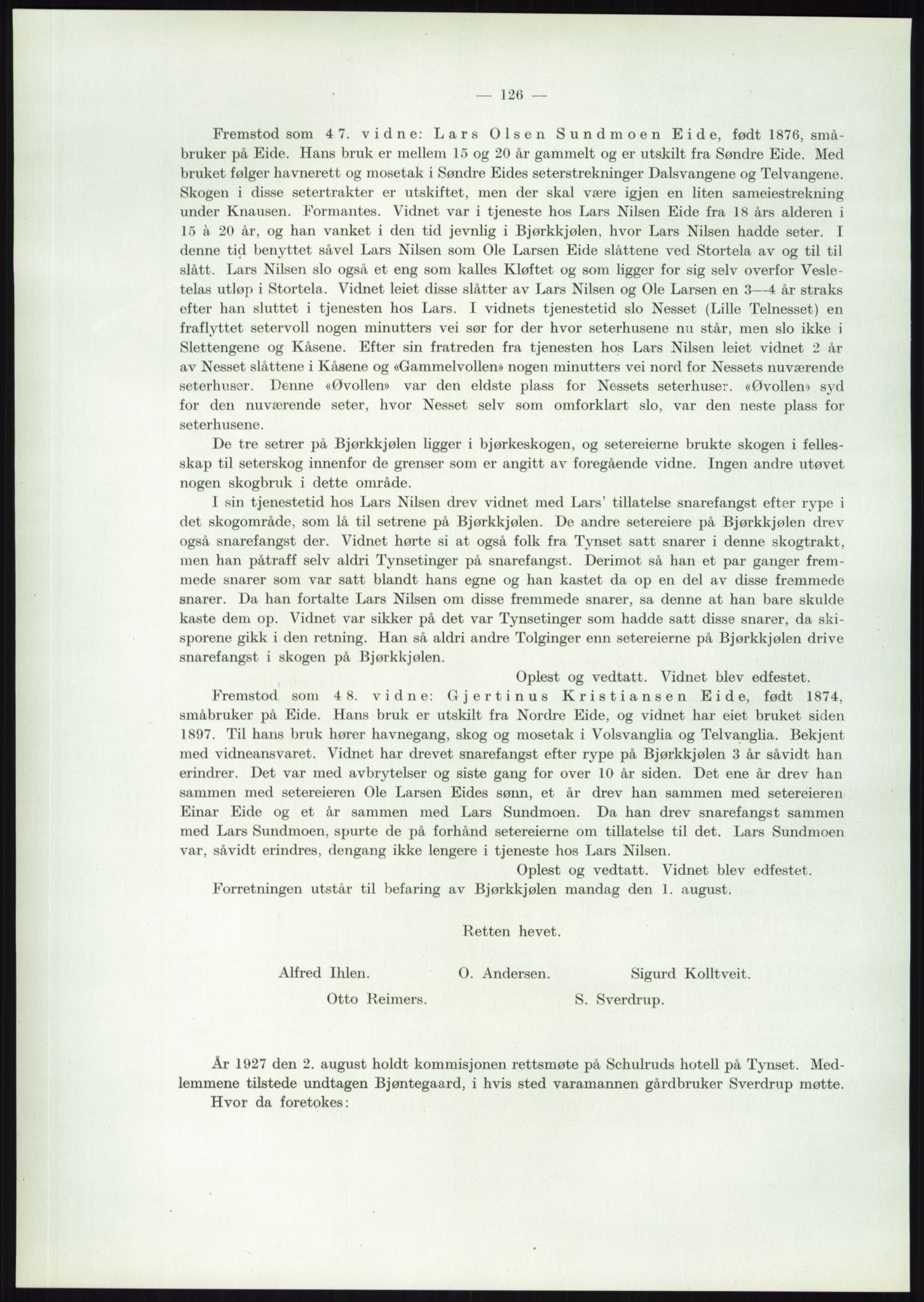 Høyfjellskommisjonen, AV/RA-S-1546/X/Xa/L0001: Nr. 1-33, 1909-1953, p. 4397