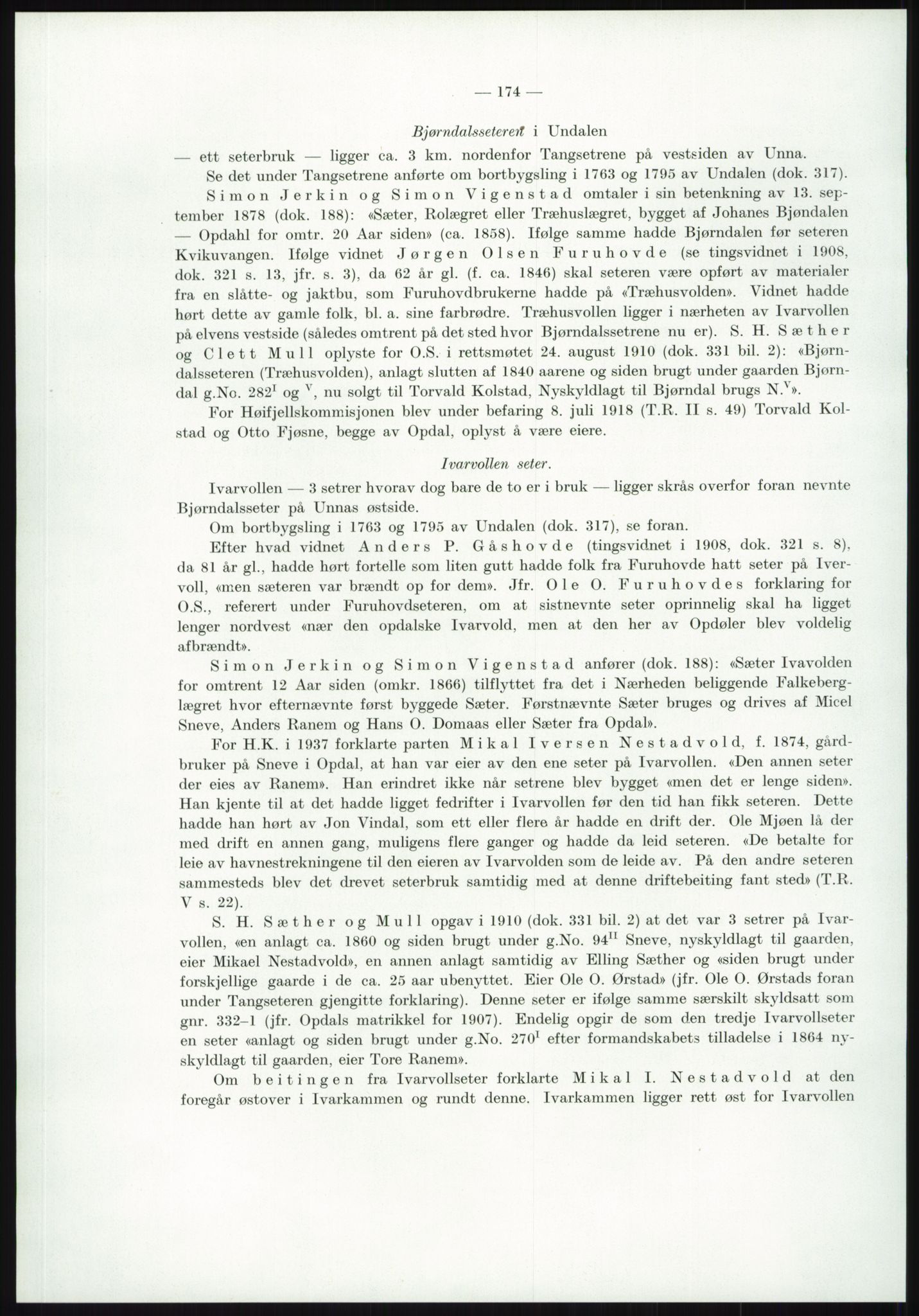 Høyfjellskommisjonen, AV/RA-S-1546/X/Xa/L0001: Nr. 1-33, 1909-1953, p. 3944