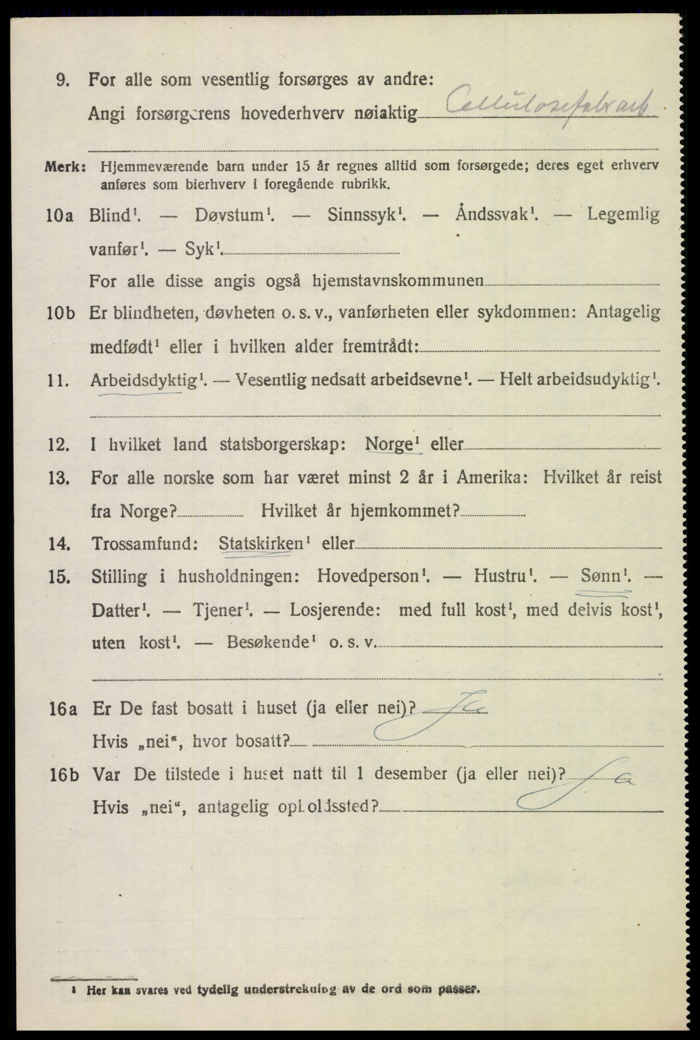 SAH, 1920 census for Vardal, 1920, p. 4530