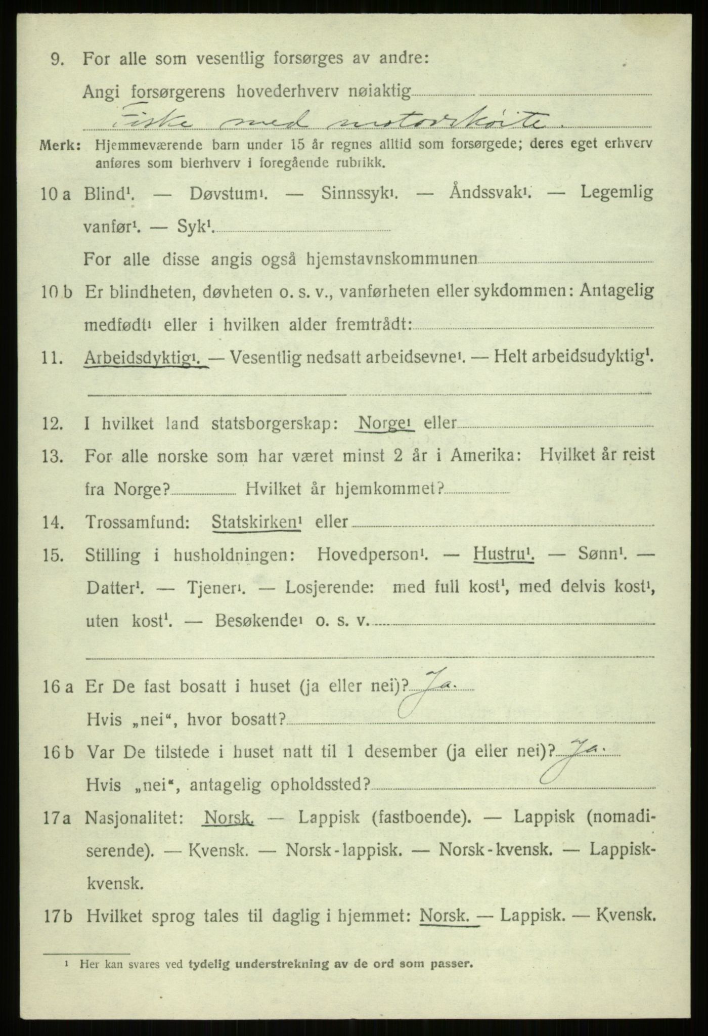 SATØ, 1920 census for Ibestad, 1920, p. 11791