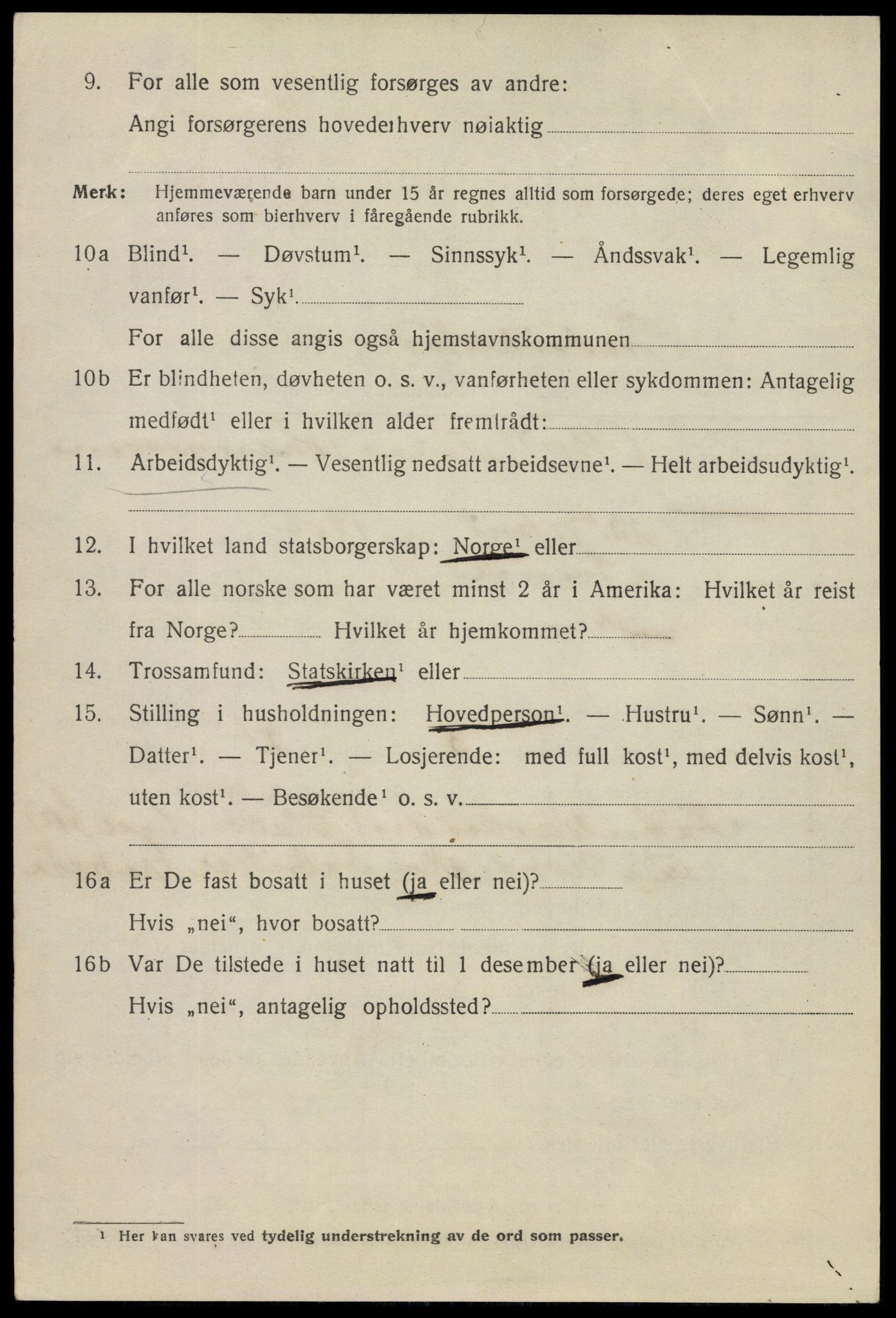 SAO, 1920 census for Fredrikstad, 1920, p. 21458