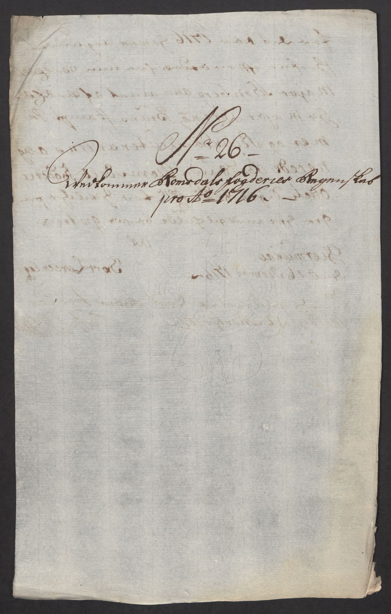 Rentekammeret inntil 1814, Reviderte regnskaper, Fogderegnskap, RA/EA-4092/R55/L3663: Fogderegnskap Romsdal, 1715-1716, p. 435