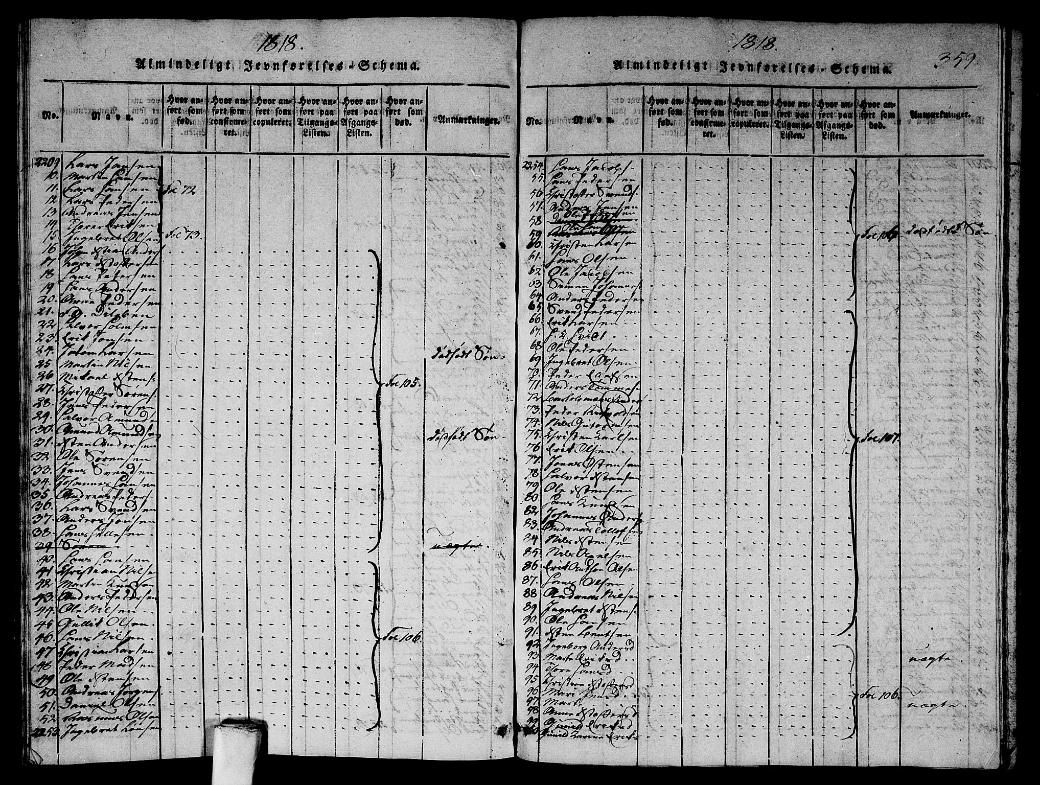 Asker prestekontor Kirkebøker, SAO/A-10256a/G/Ga/L0001: Parish register (copy) no. I 1, 1814-1830, p. 359