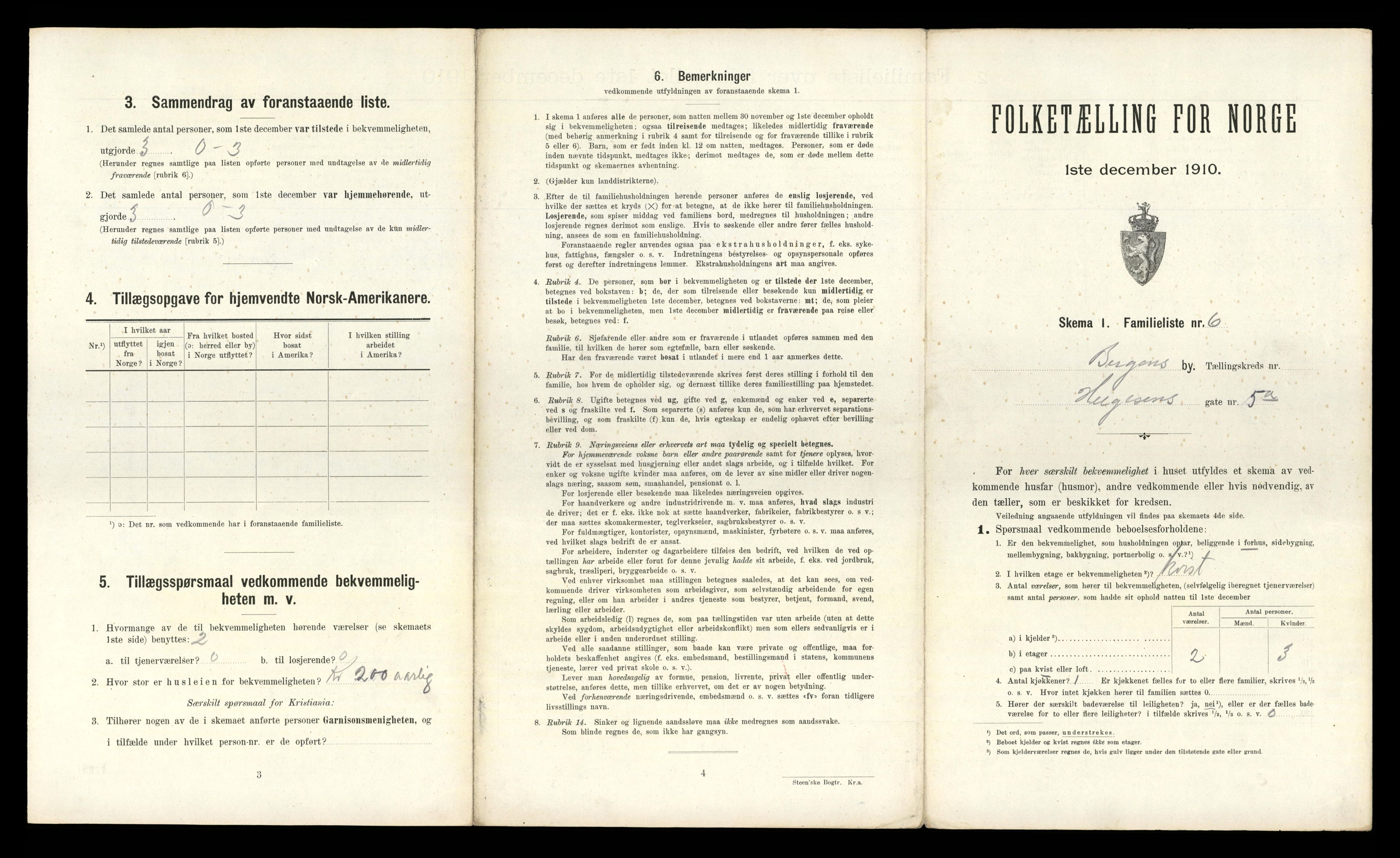 RA, 1910 census for Bergen, 1910, p. 38621