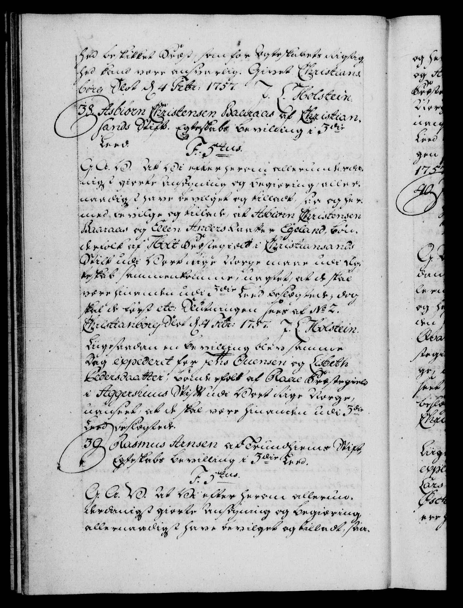 Danske Kanselli 1572-1799, RA/EA-3023/F/Fc/Fca/Fcaa/L0040: Norske registre, 1757-1759, p. 21b