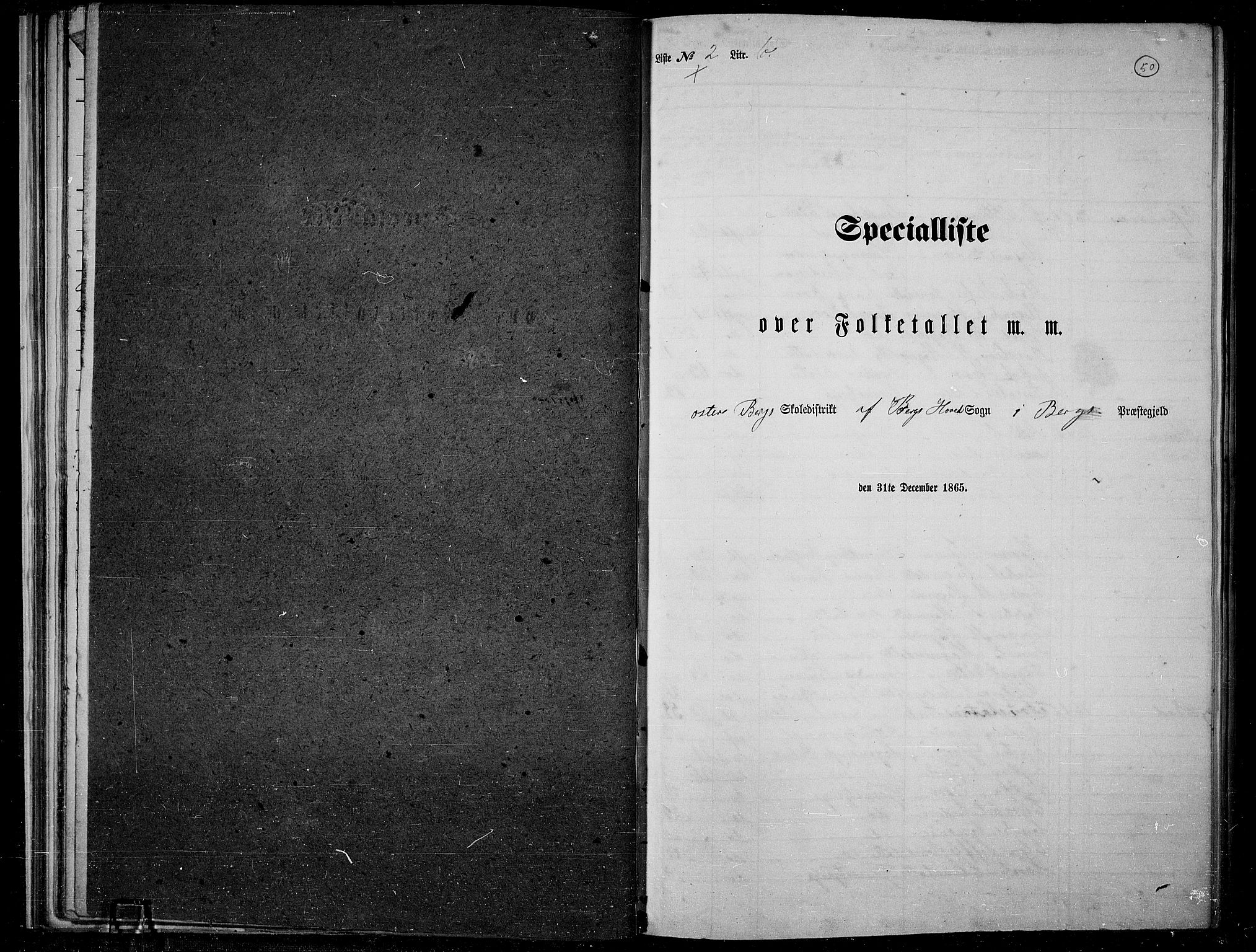 RA, 1865 census for Berg, 1865, p. 47