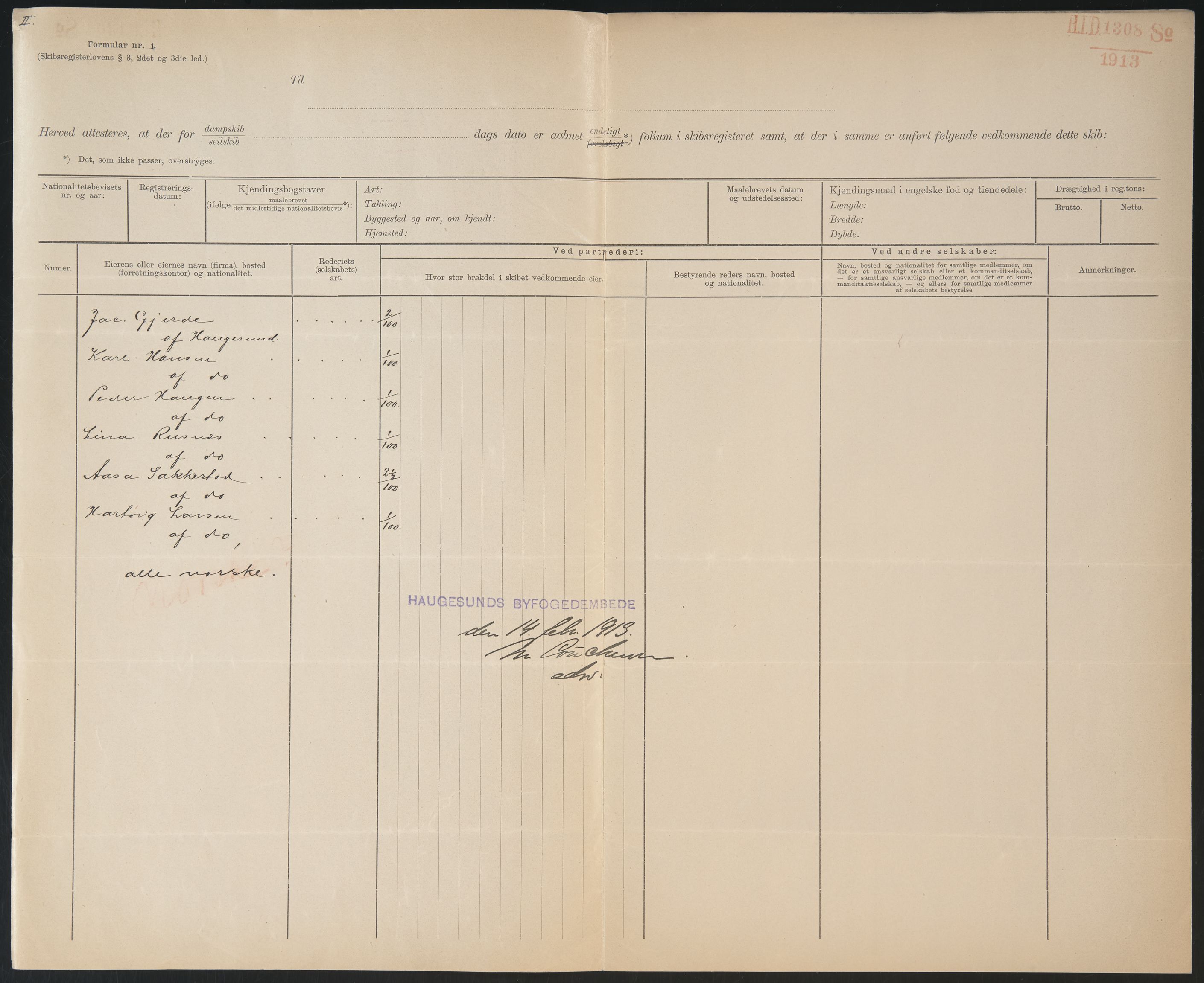 Sjøfartsdirektoratet med forløpere, skipsmapper slettede skip, AV/RA-S-4998/F/Fa/L0586: --, 1894-1935, p. 415