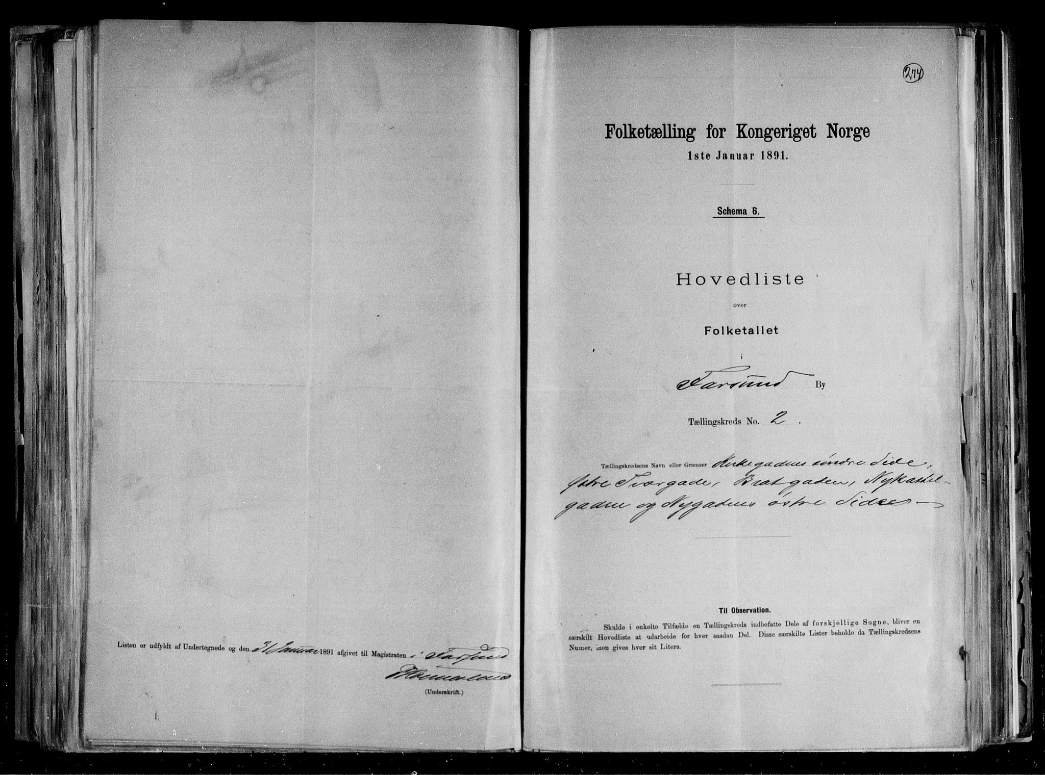 RA, 1891 census for 1003 Farsund, 1891, p. 7