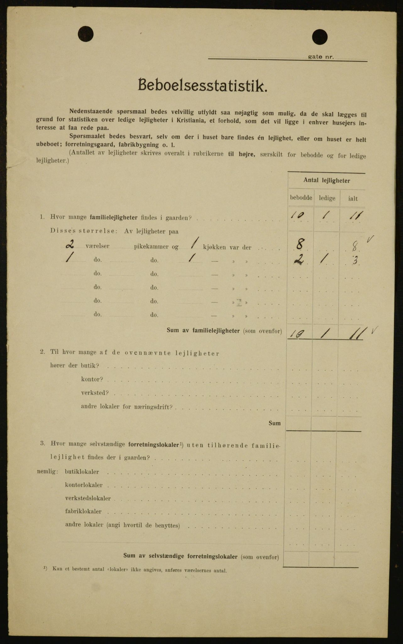 OBA, Municipal Census 1909 for Kristiania, 1909, p. 84367