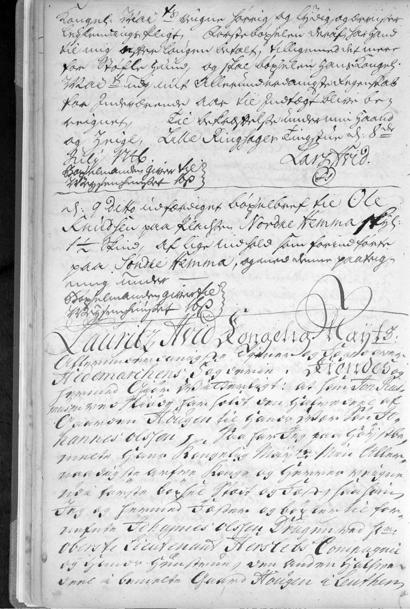Hedemarken fogderi, AV/SAH-FOGDH-001/F/Fb/Fba/L0001: Bygselprotokoll, 1711-1797, p. 19b