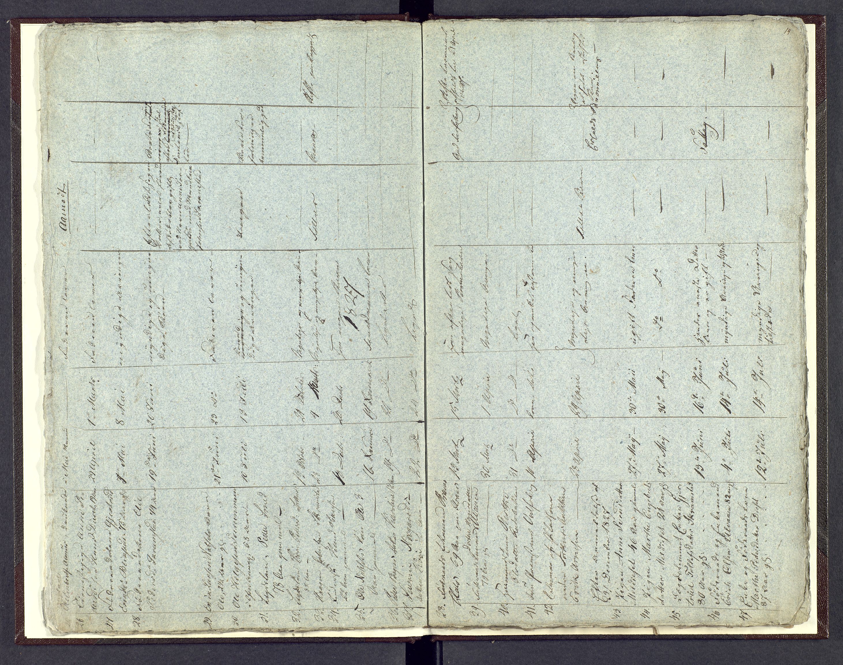 Østerdalen sorenskriveri, SAH/TING-032/J/Jd/L0002: Dødsfallsjournal, 1825-1828